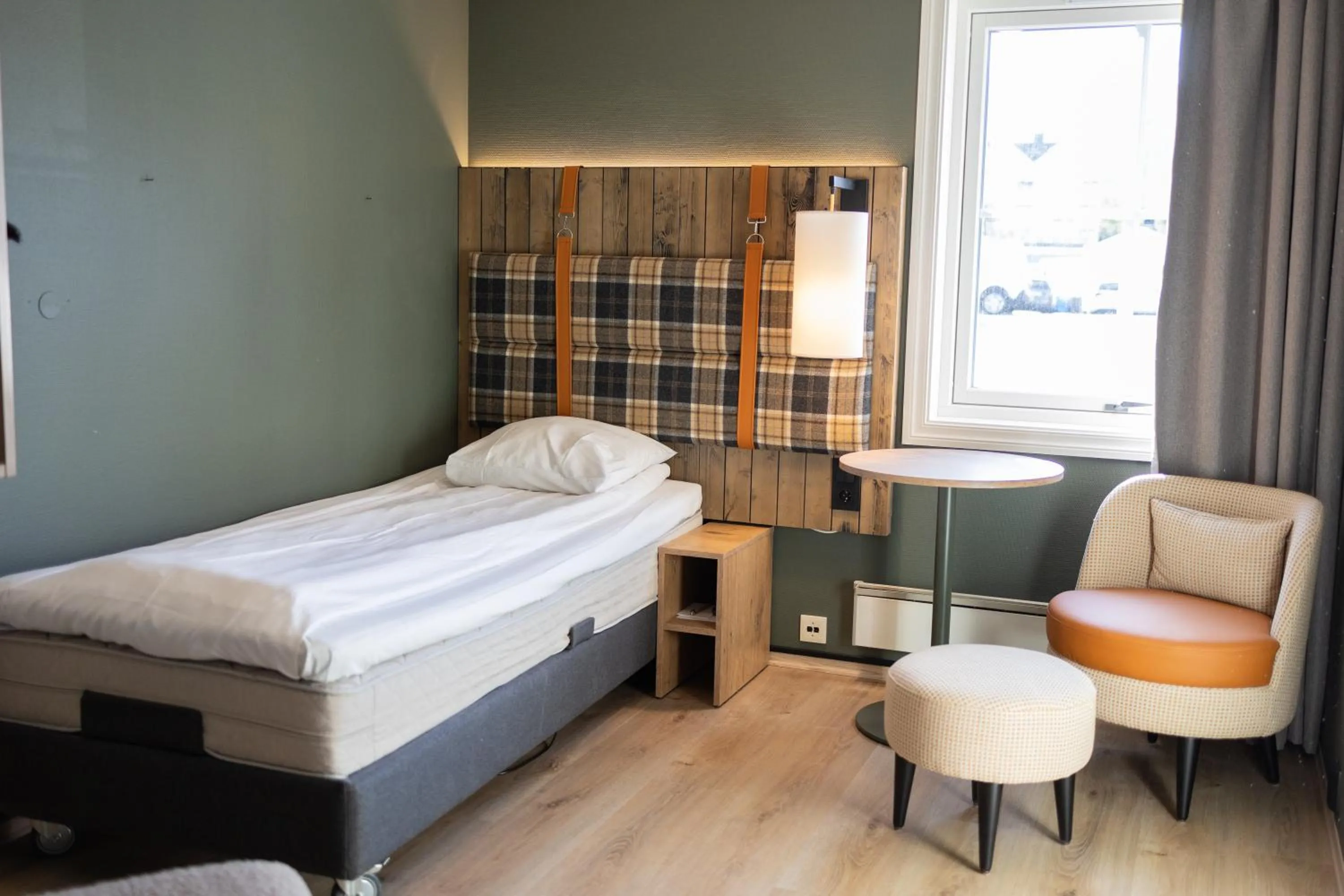 Bedroom, Bed in Scandic Svolvær