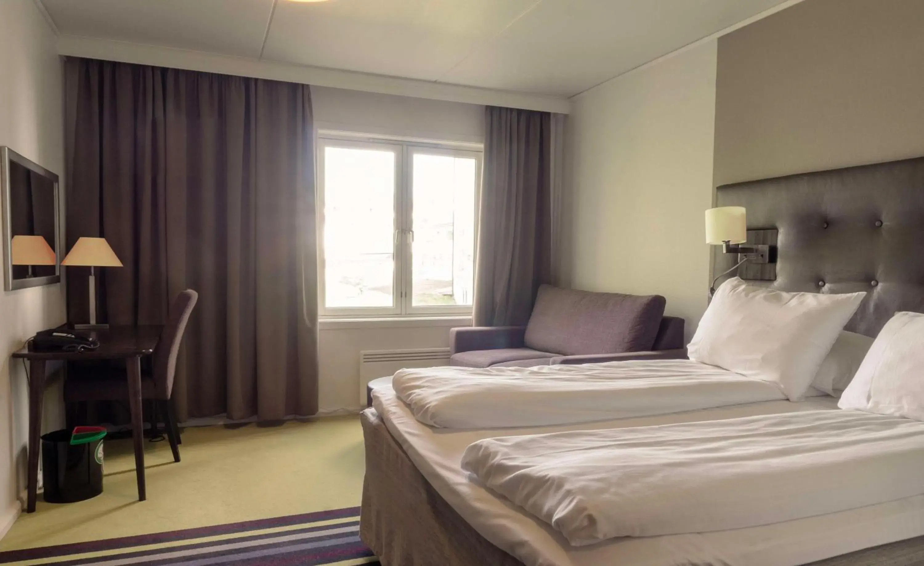 Bedroom, Bed in Scandic Lillehammer Hotel Bedroom, Bed in Scandic Lillehammer Hotel