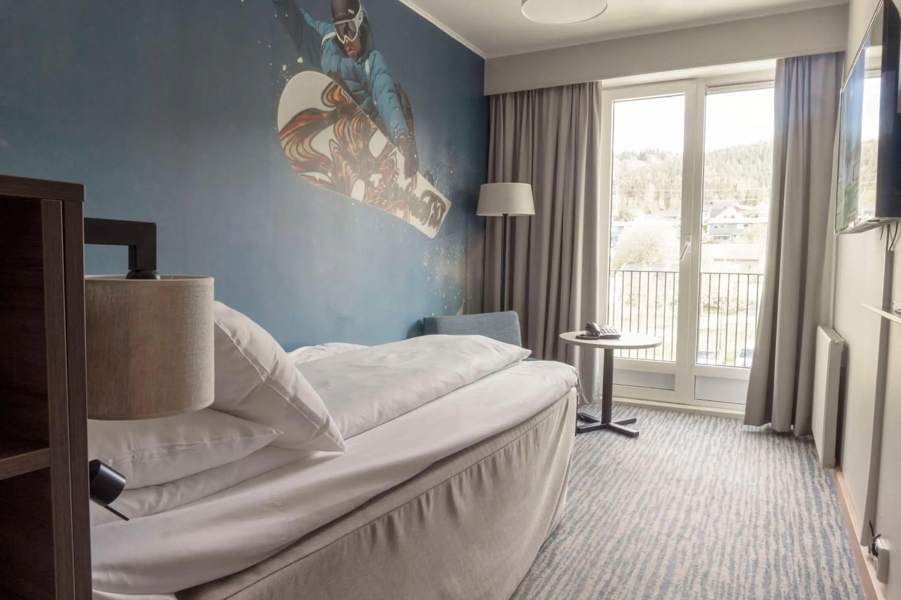 Bedroom, Bed in Scandic Lillehammer Hotel Bedroom, Bed in Scandic Lillehammer Hotel