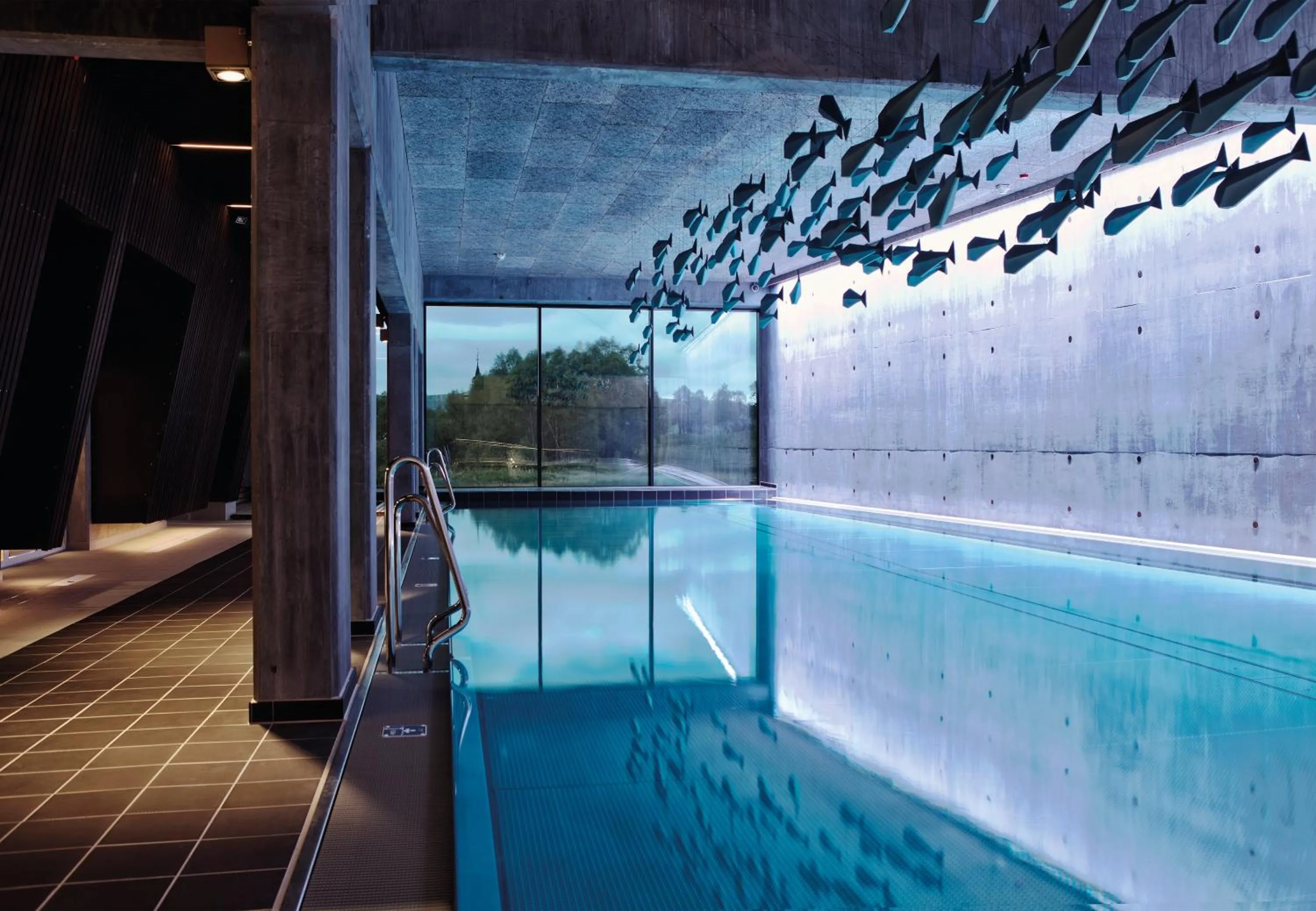 Swimming pool in Røros Hotell - Bad & Velvære