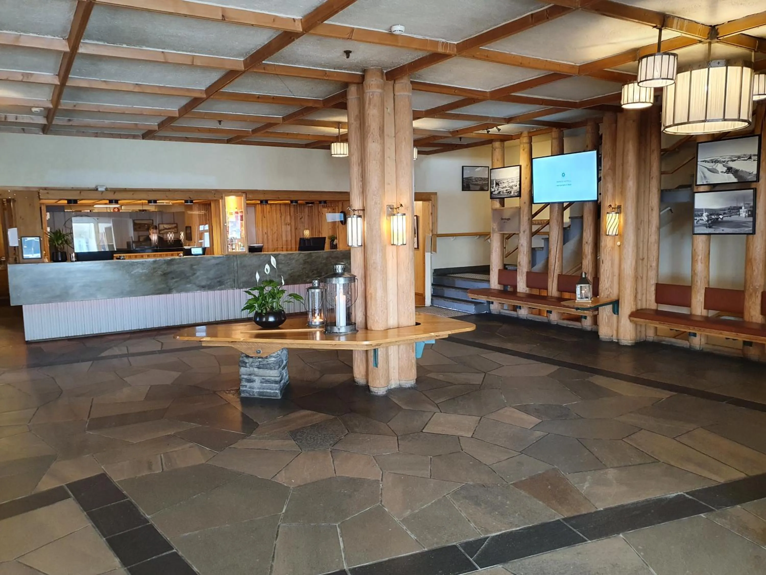 Lobby or reception in Røros Hotell - Bad & Velvære