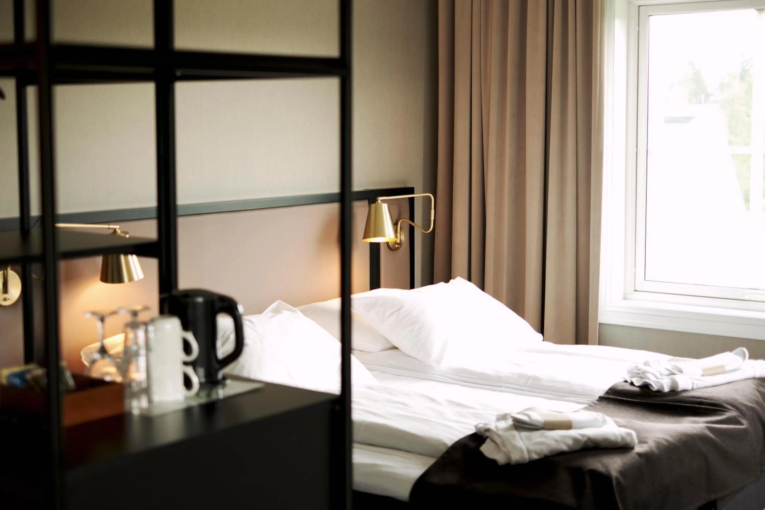 Bed in Røros Hotell - Bad & Velvære