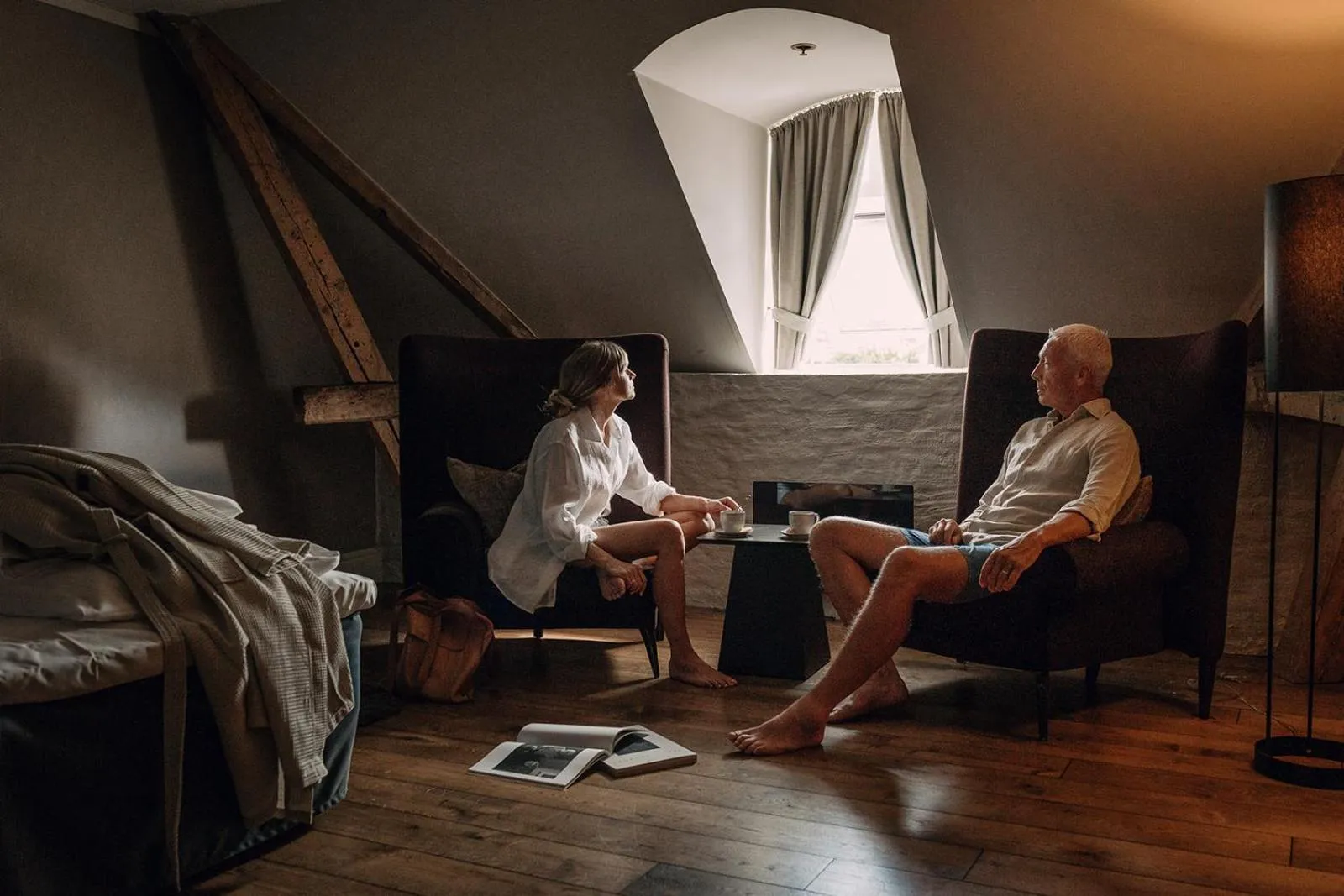 Seating area in Hotel Brosundet