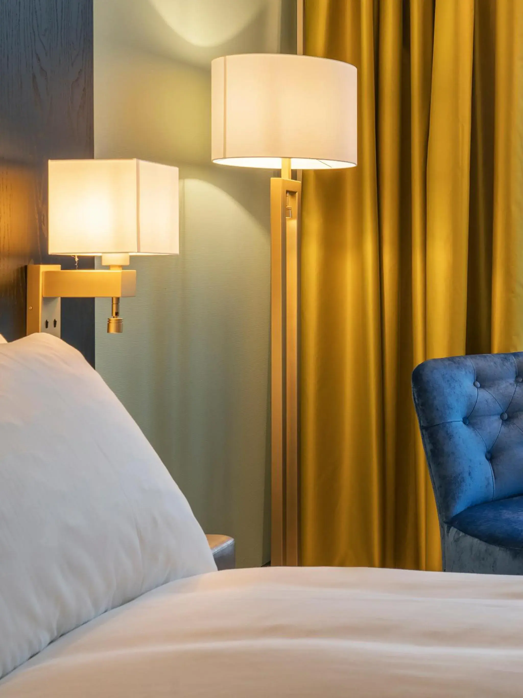 Decorative detail, Bed in Thon Hotel Lofoten Decorative detail, Bed in Thon Hotel Lofoten