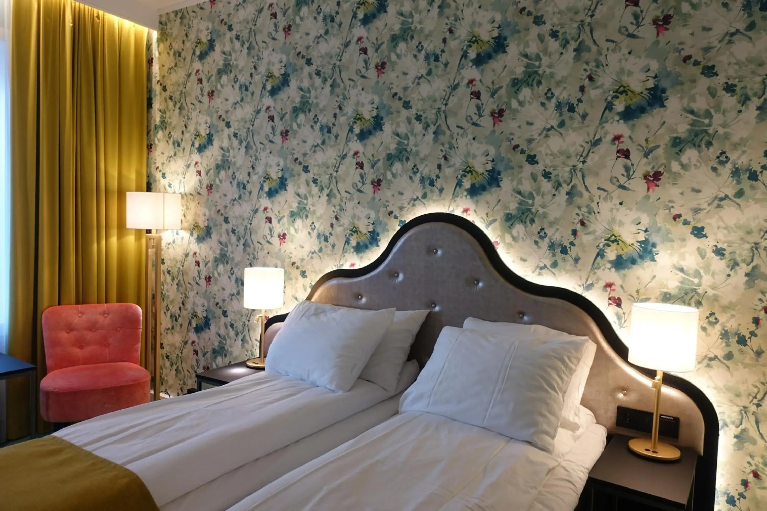 Bed in Thon Hotel Lofoten Bed in Thon Hotel Lofoten
