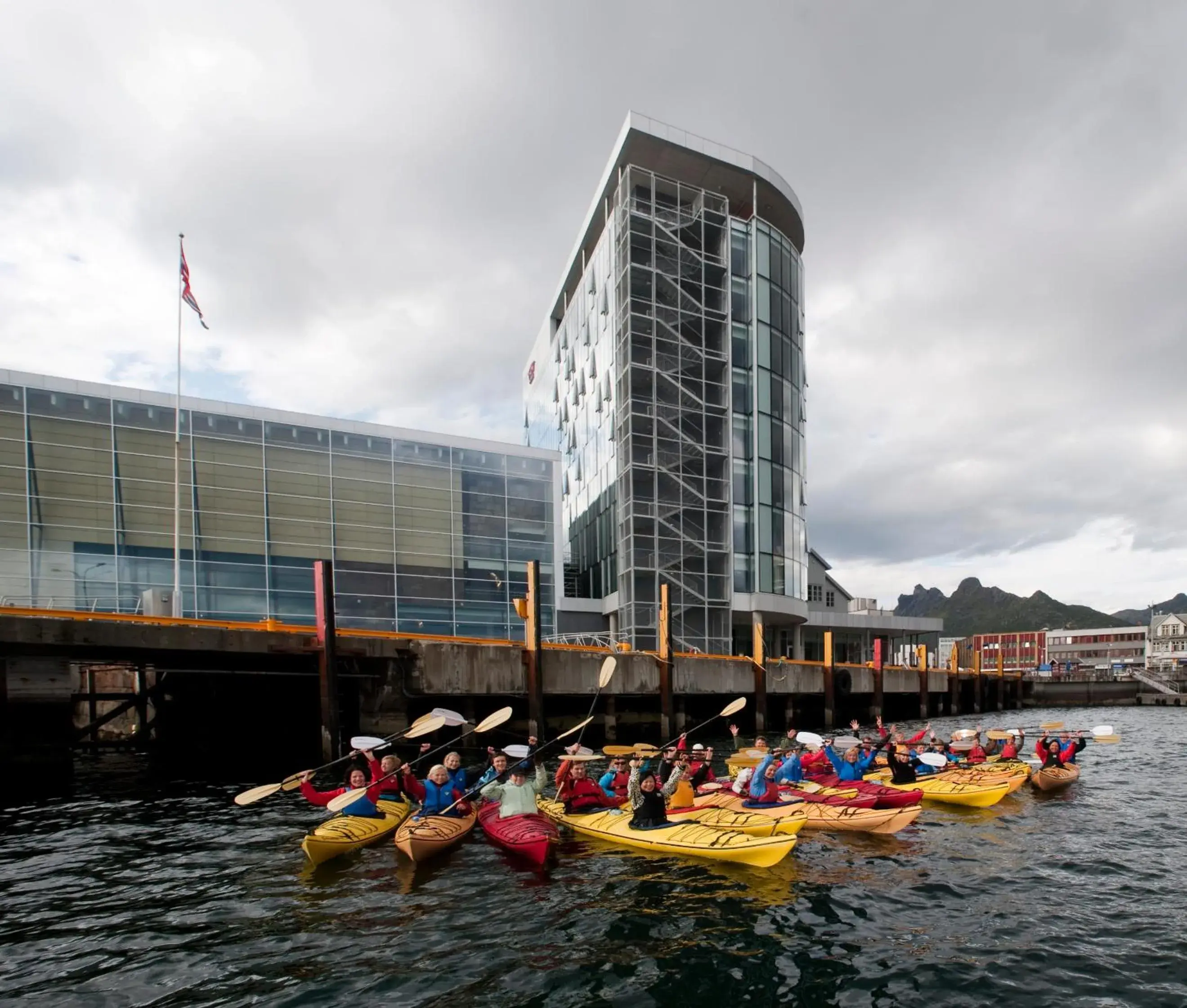 Facade/entrance in Thon Hotel Lofoten Facade/entrance in Thon Hotel Lofoten