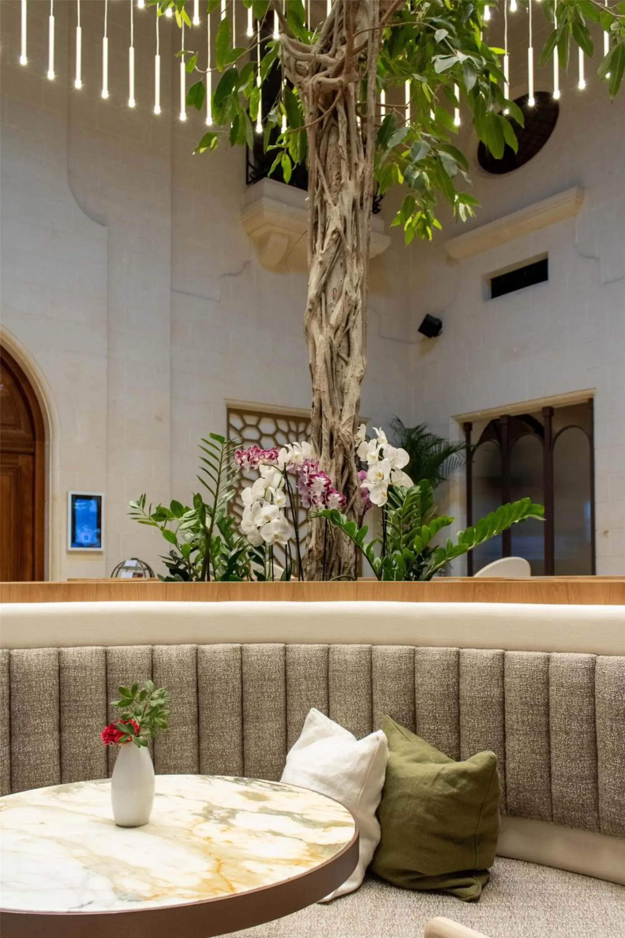 Lobby or reception in Kempinski Hotel San Lawrenz Lobby or reception in Kempinski Hotel San Lawrenz