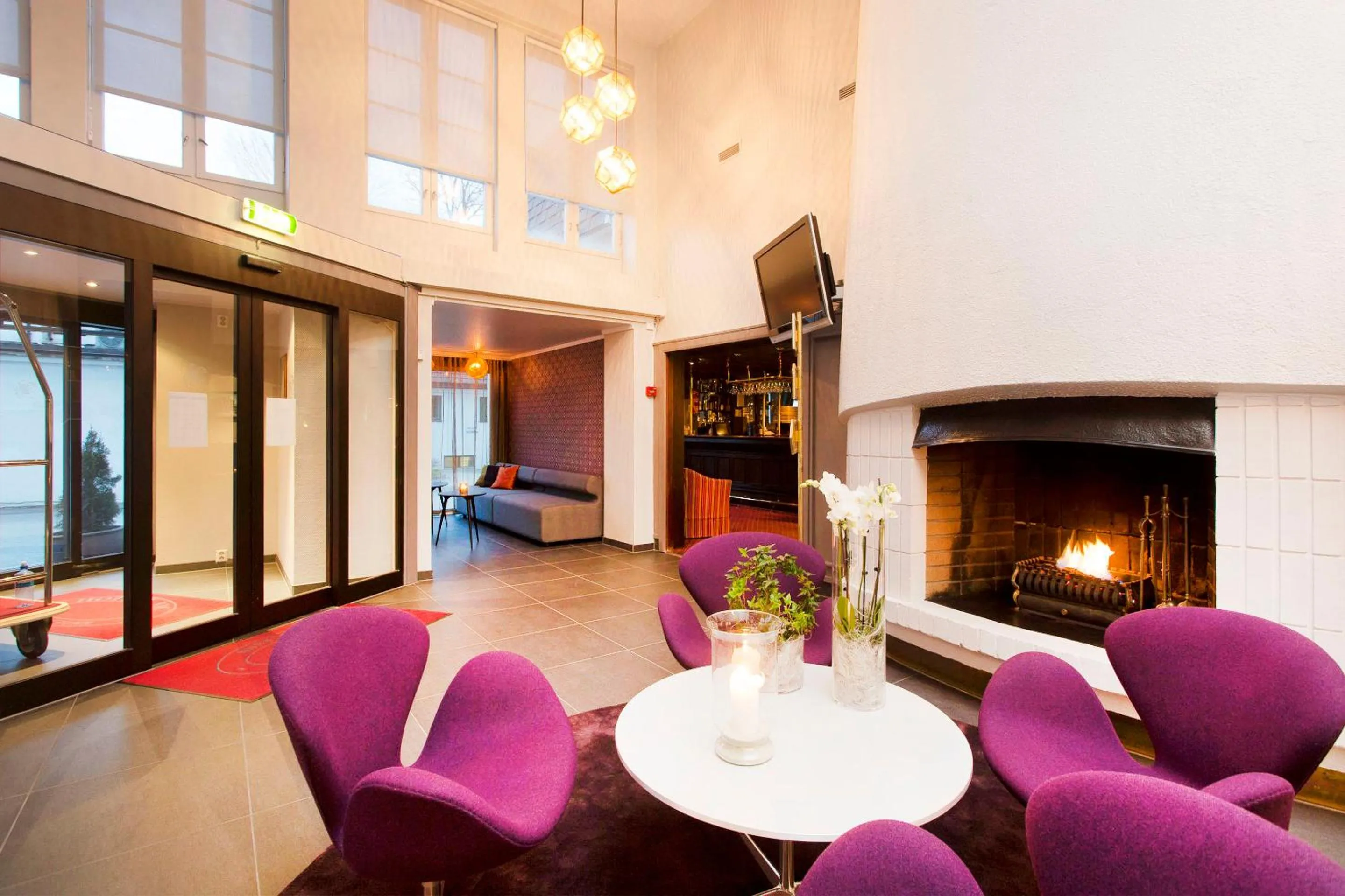 Lobby or reception in Hotell Vic Porsgrunn