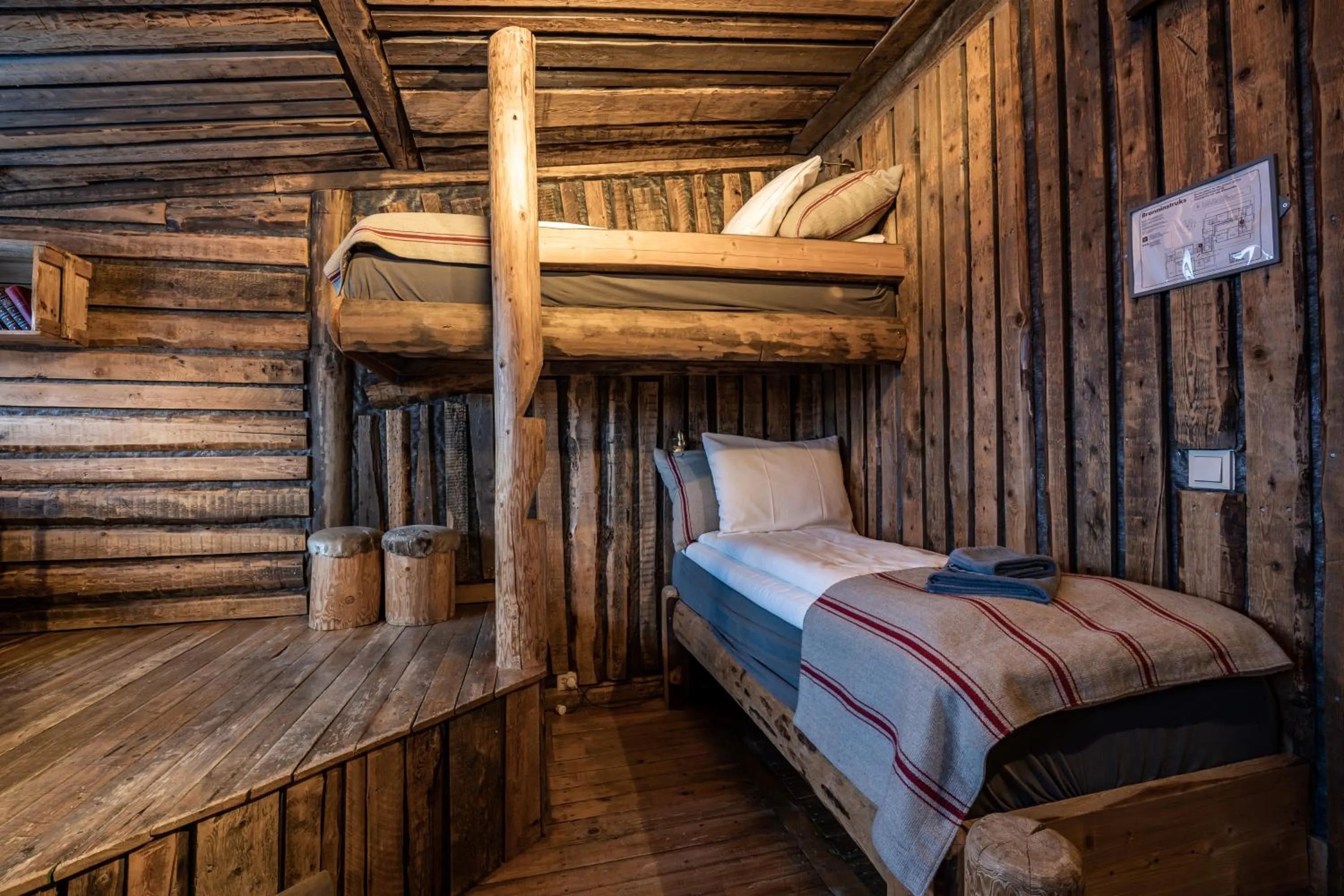 Bed in Basecamp Hotel