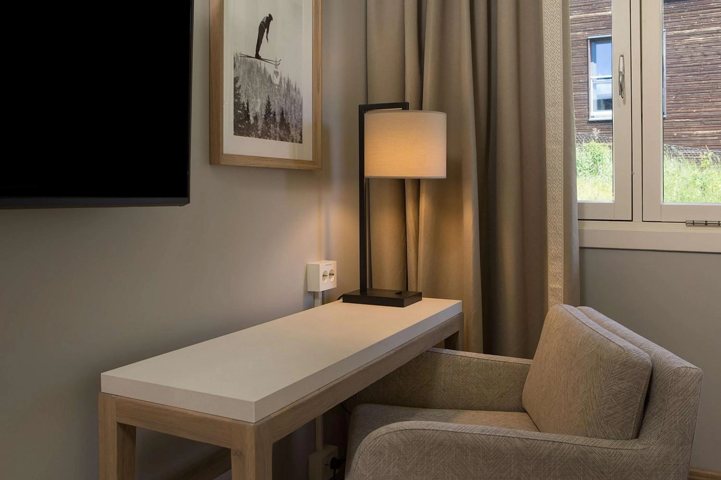 Bedroom in Scandic Holmenkollen Park