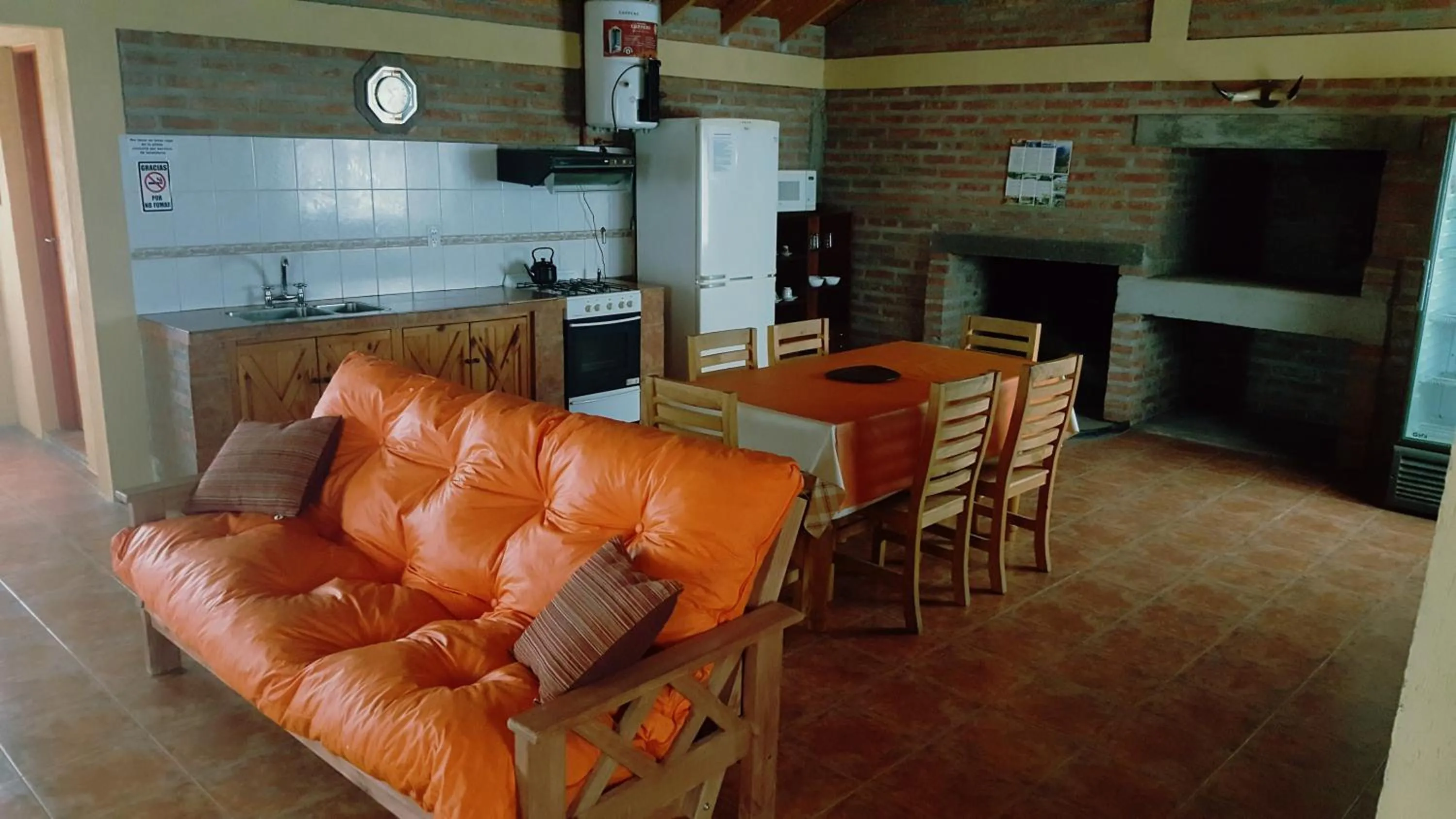 Dining area in Cabañas Paihuen