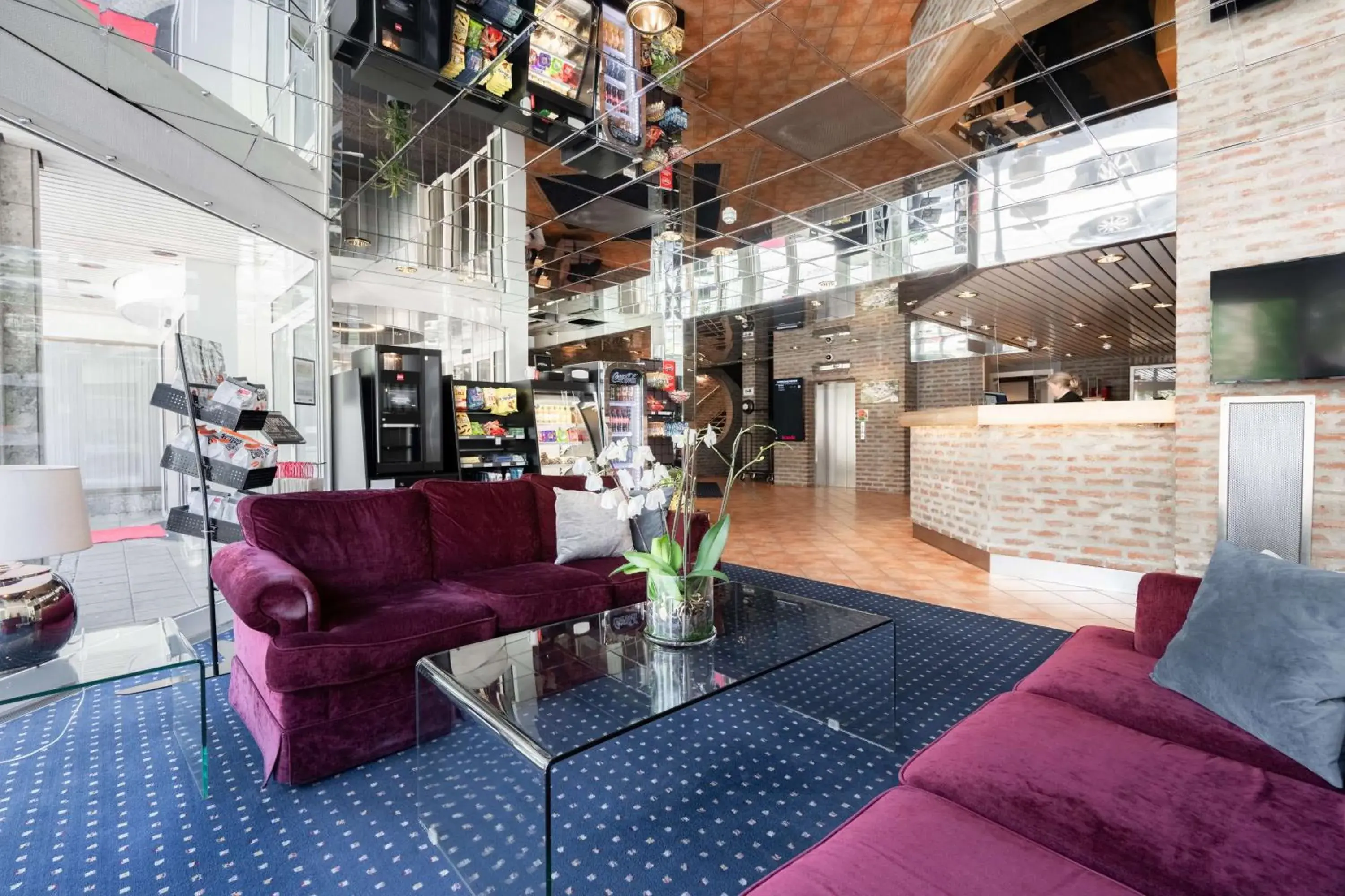Lobby or reception in Scandic City Lobby or reception in Scandic City