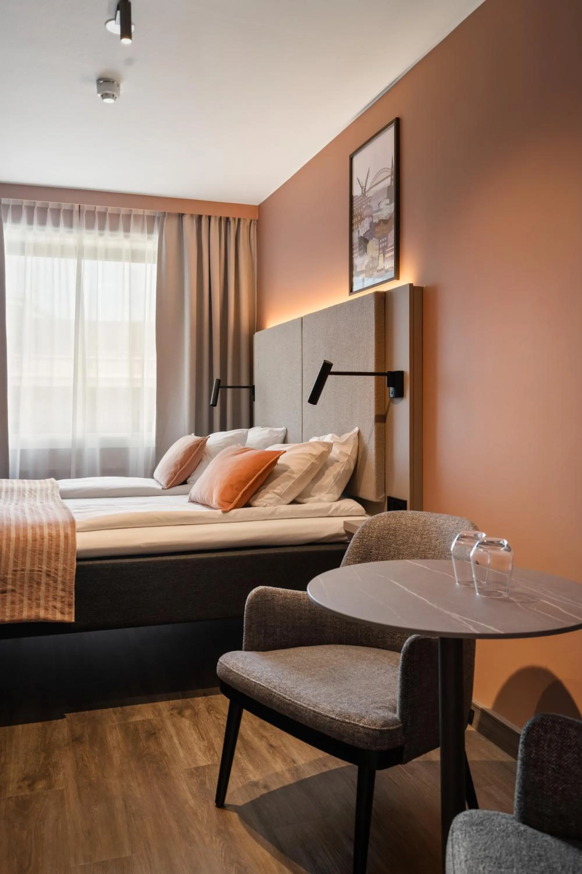 Bedroom, Bed in Scandic City