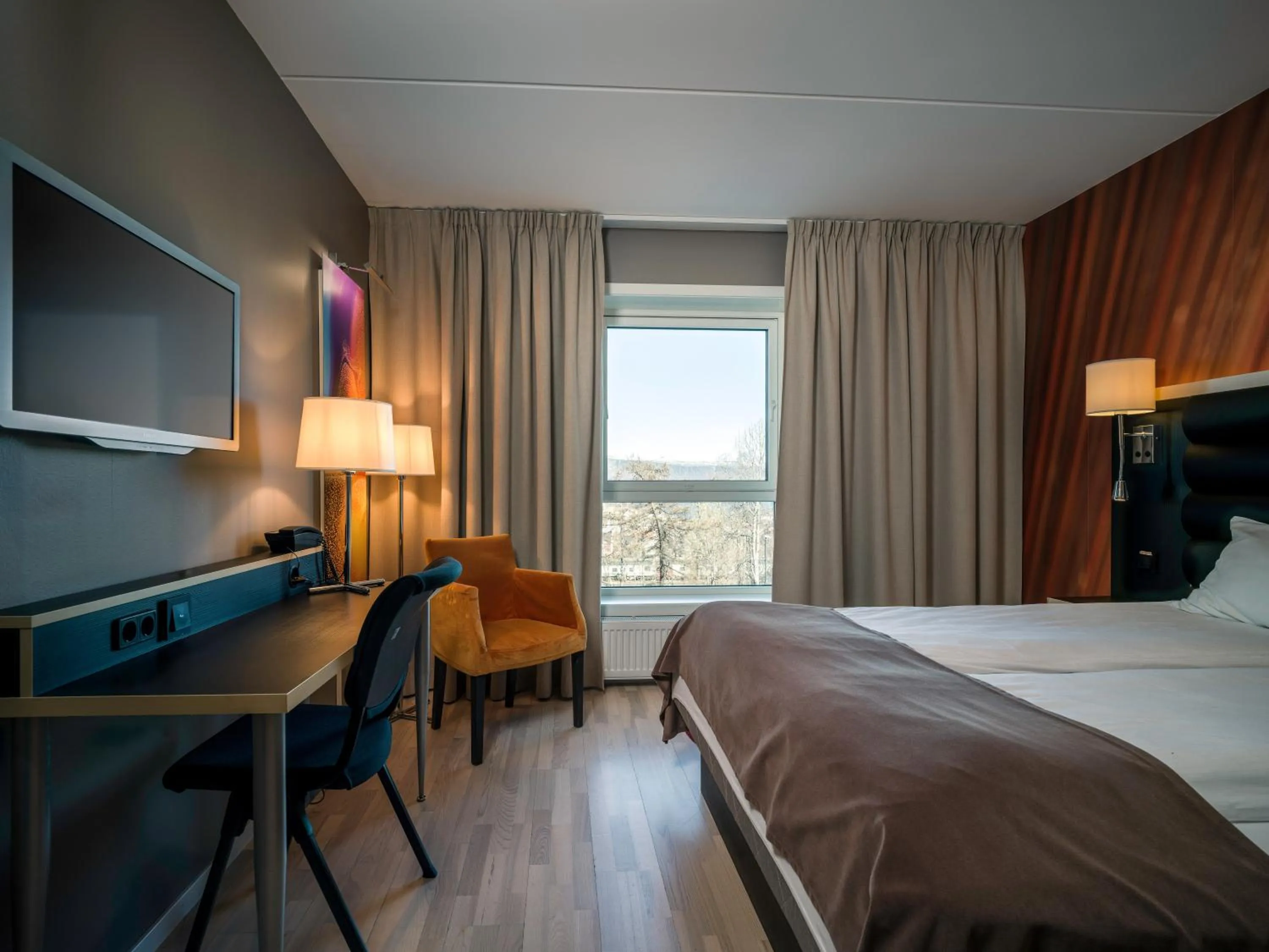 Bed in Quality Hotel Grand Royal