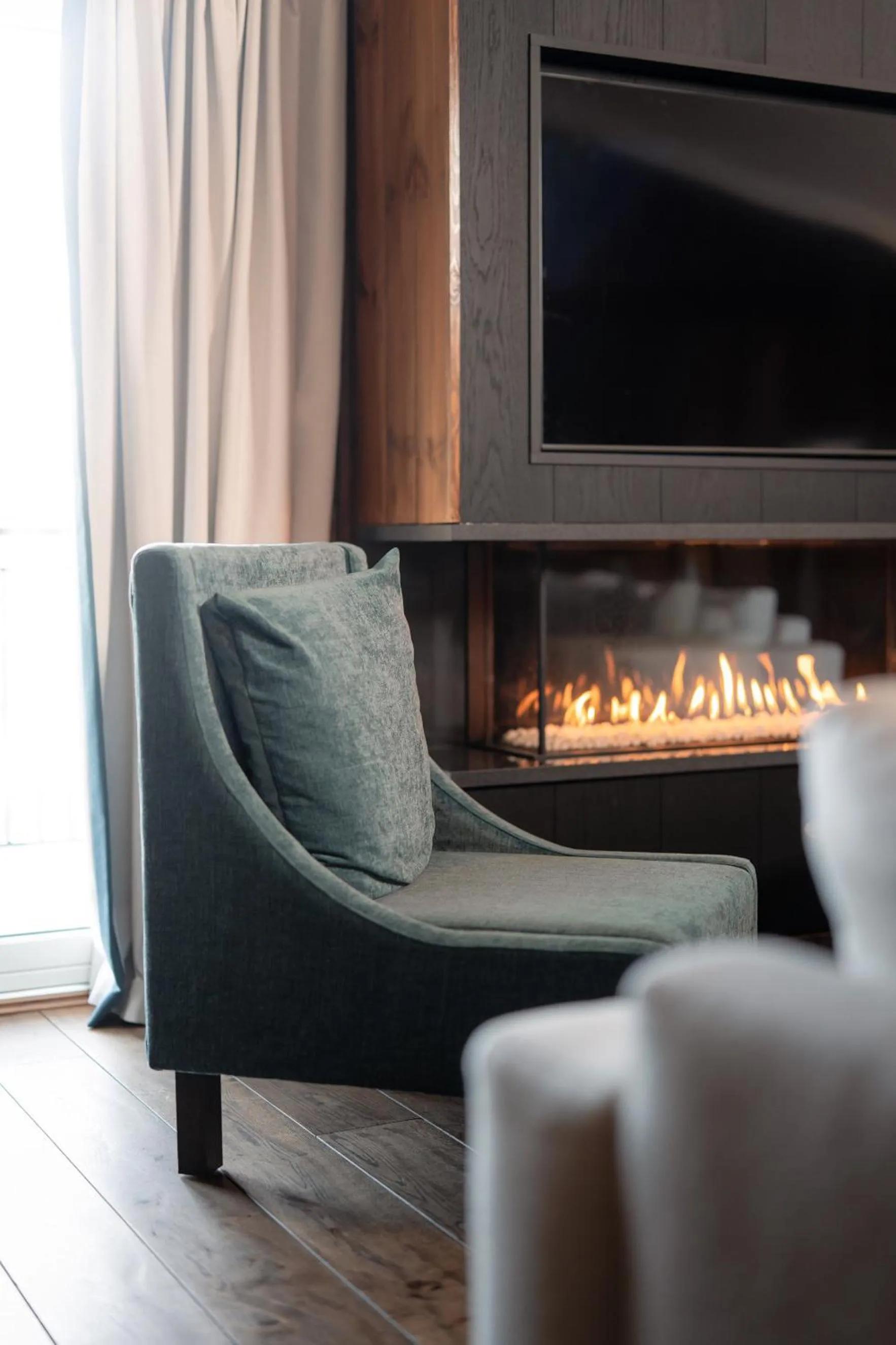 fireplace in Vestlia Resort