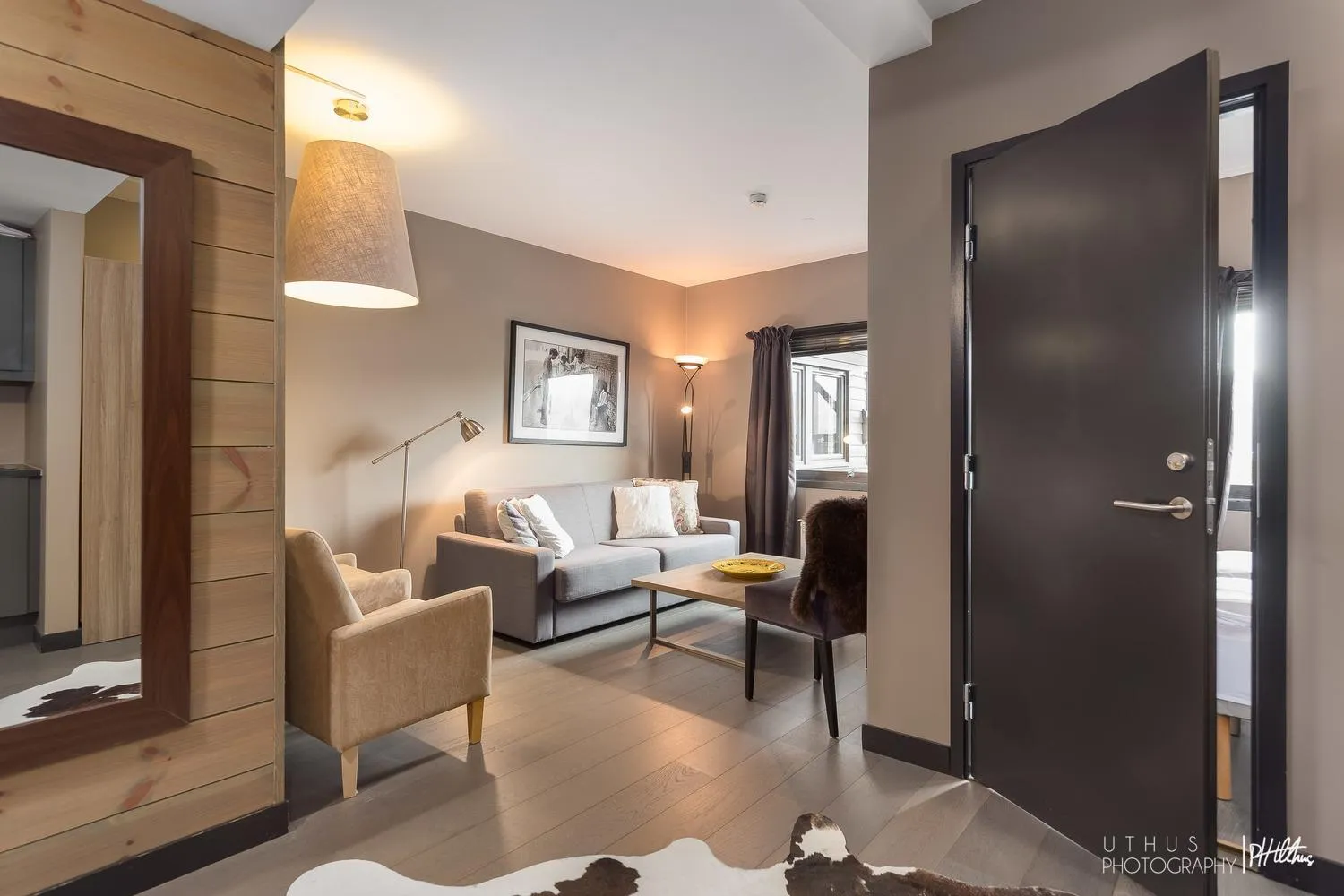 Living room in Highland Lodge