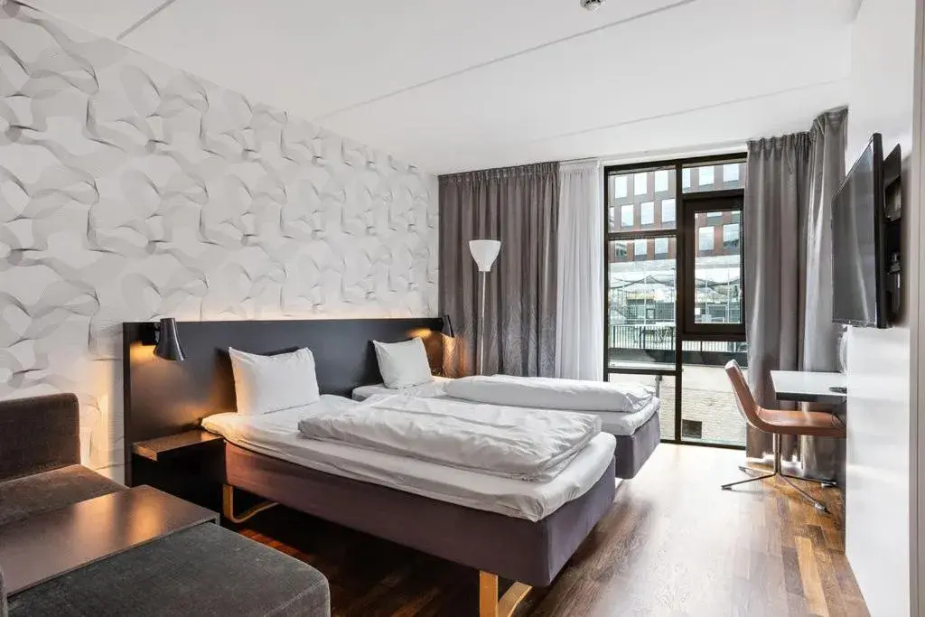 Photo of the whole room, Bed in Comfort Hotel Union Brygge Photo of the whole room, Bed in Comfort Hotel Union Brygge