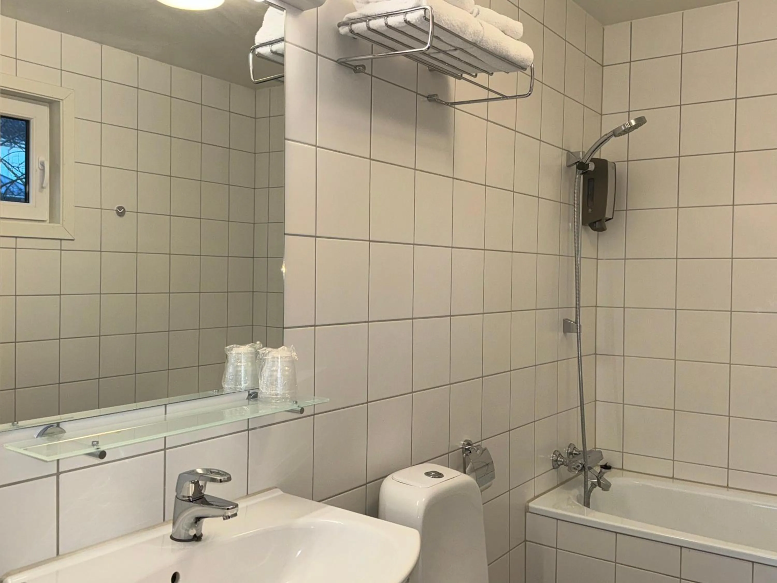 Shower in Notodden Hotel