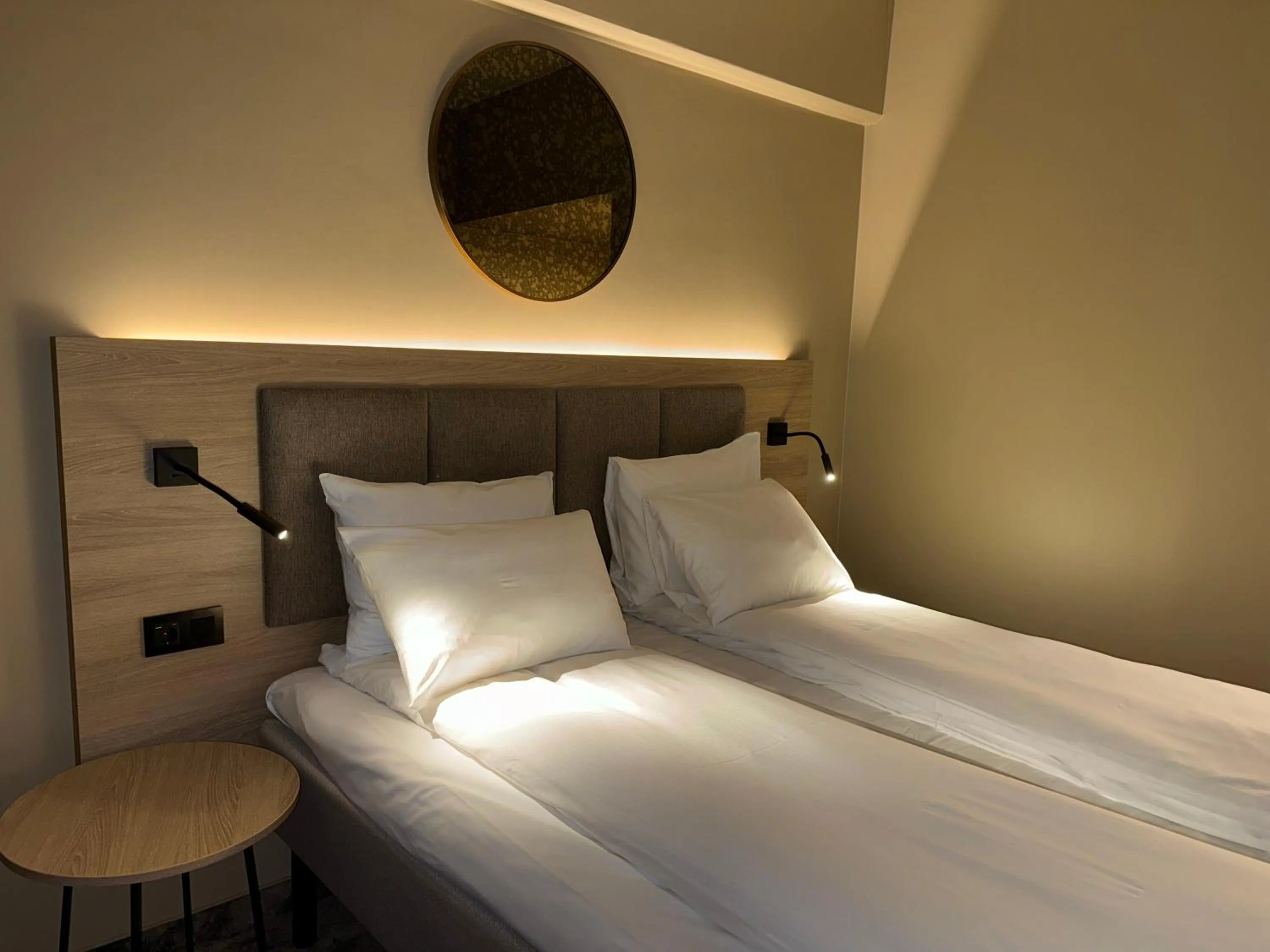 Bed in Notodden Hotel