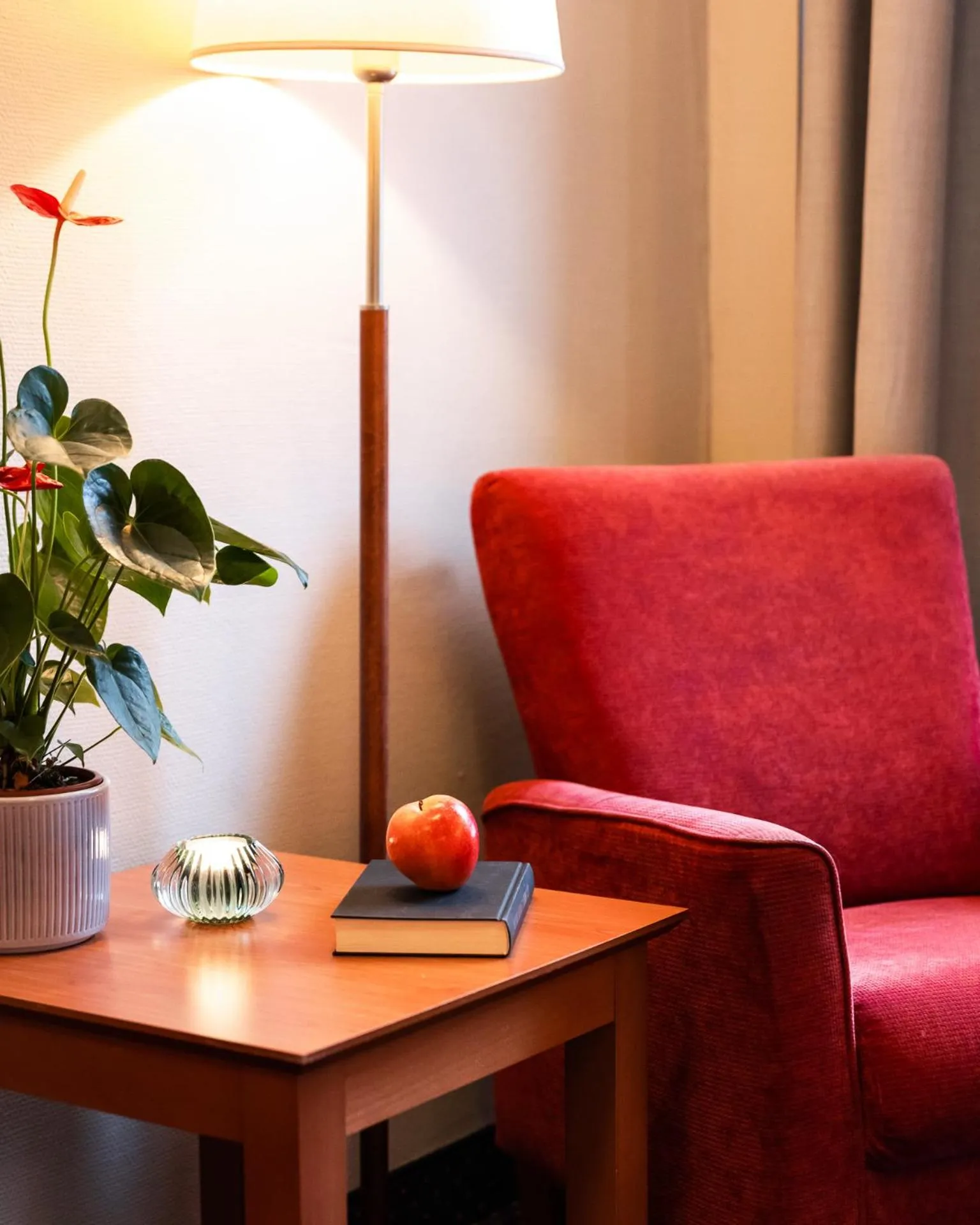 Seating area in Frøken Skjolds Hotel Lyngengården