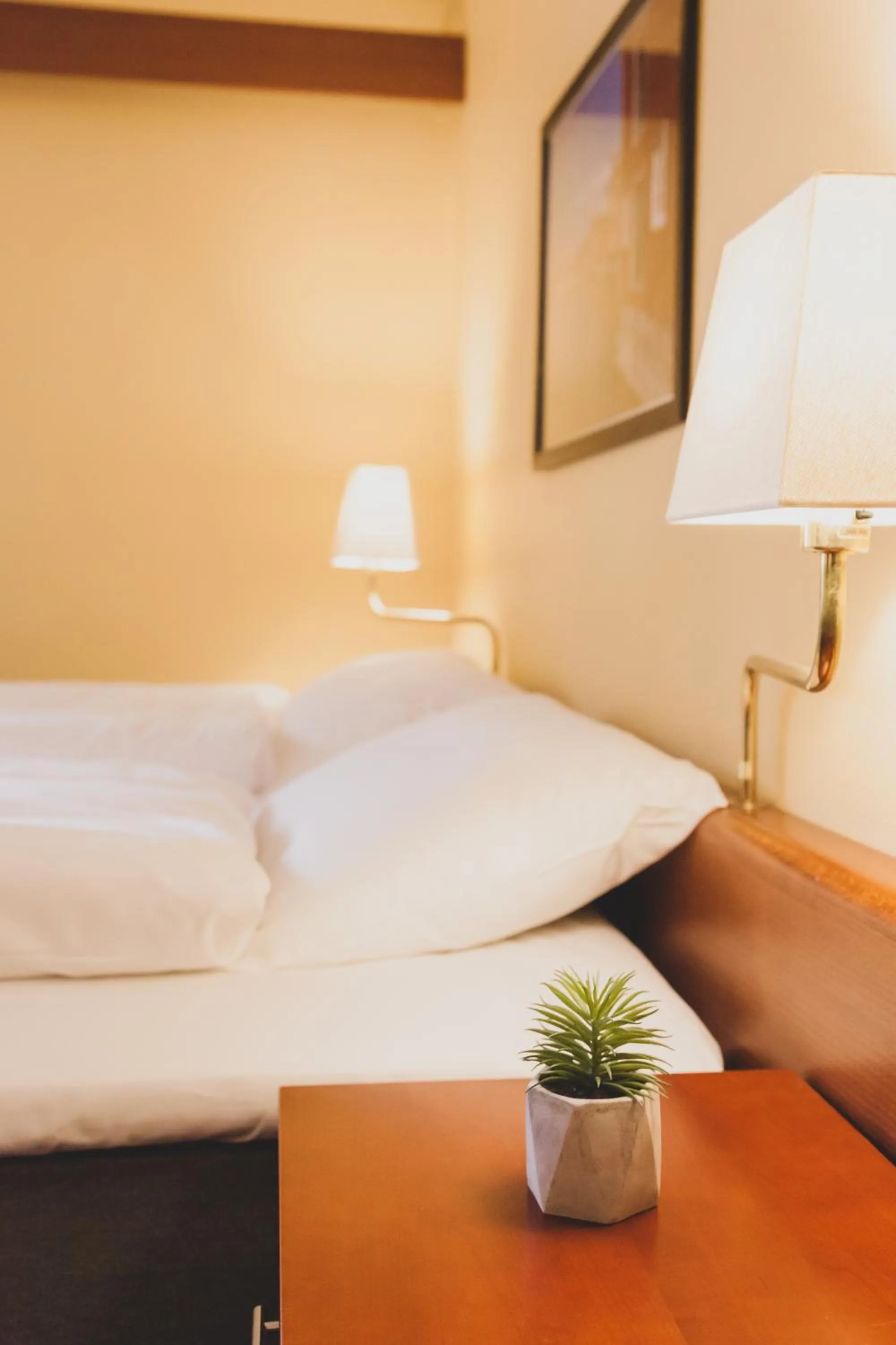 Bed in Frøken Skjolds Hotel Lyngengården