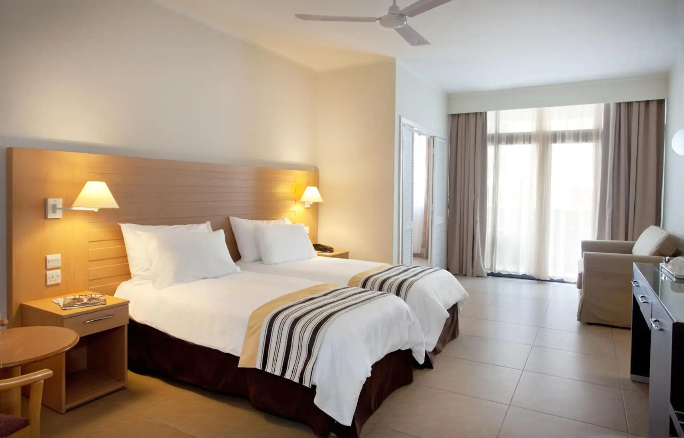 Bed in The Preluna Hotel Bed in The Preluna Hotel