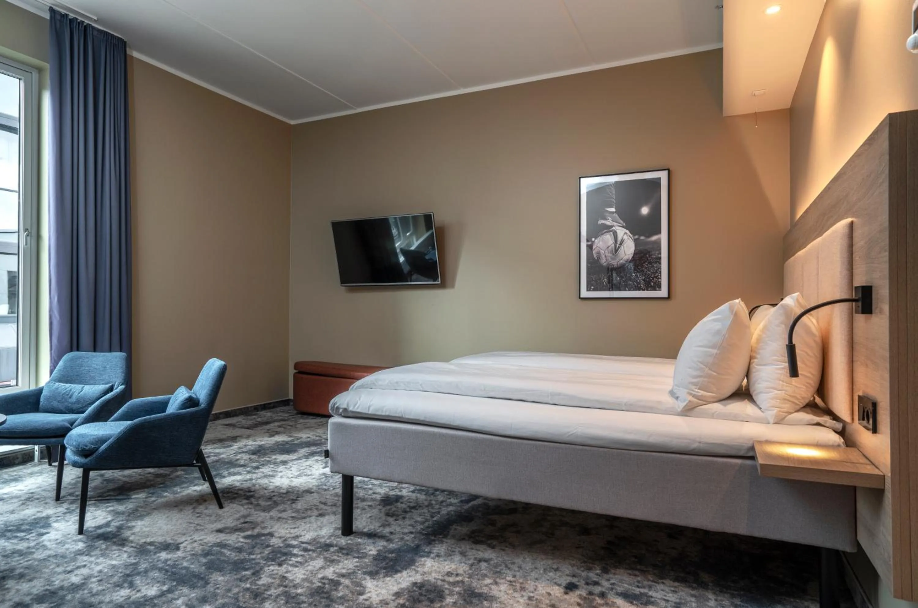 Bed in Thon Partner Hotel Ullevaal Stadion