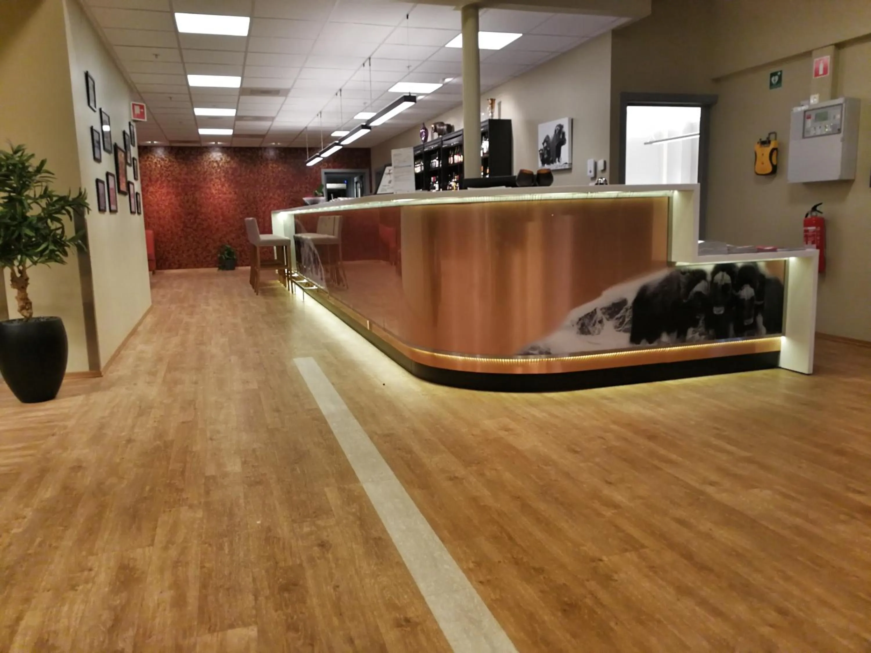 Lobby or reception in Dombås Hotel