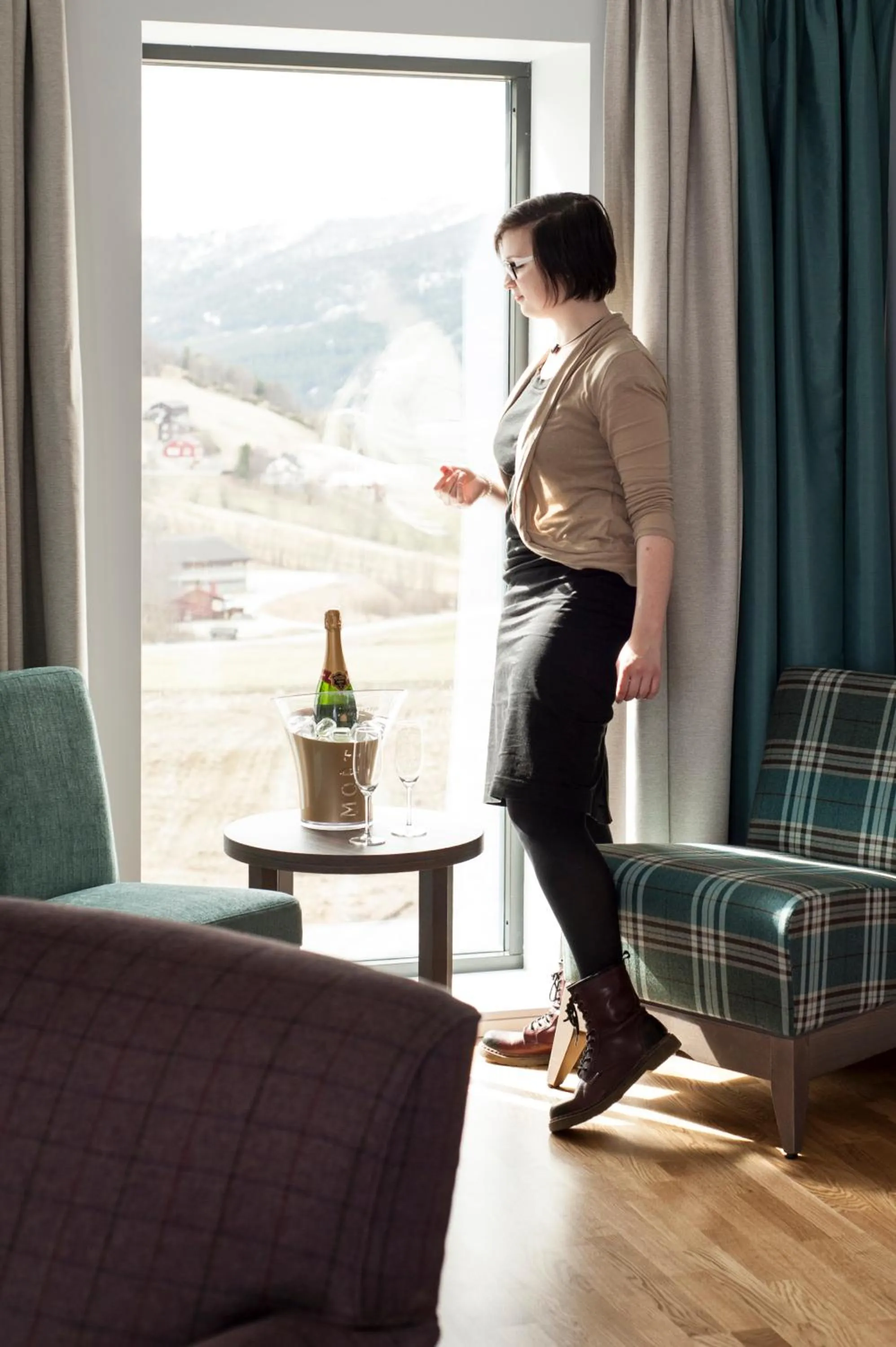 Decorative detail in Dombås Hotel