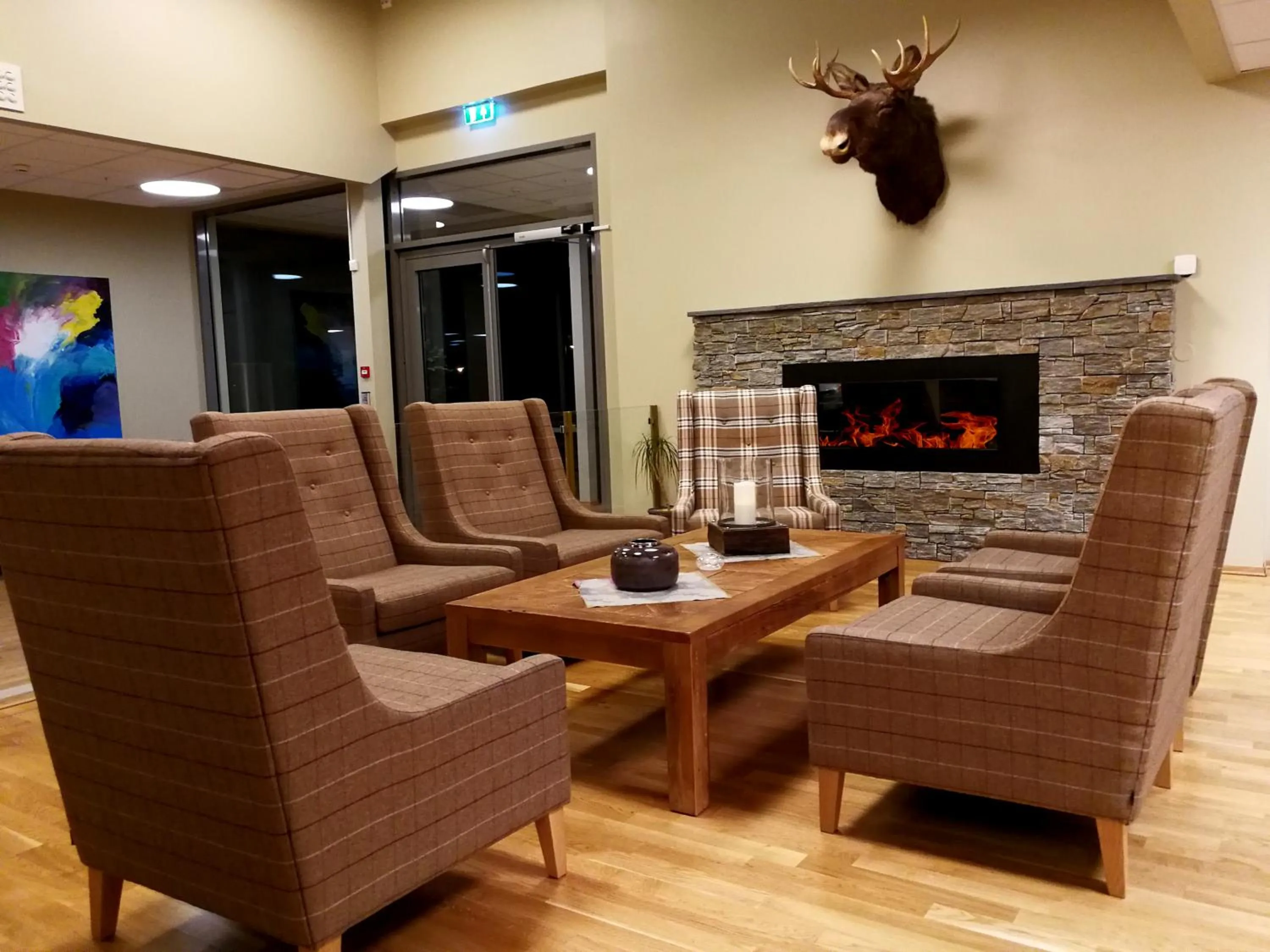 Living room in Dombås Hotel