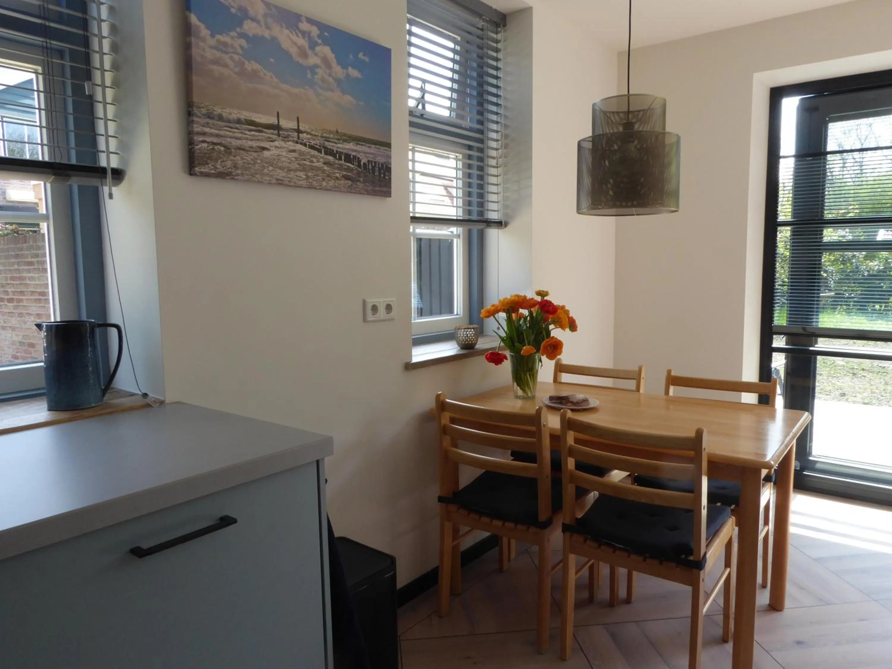 Seating area in Gastenverblijf Neeltje