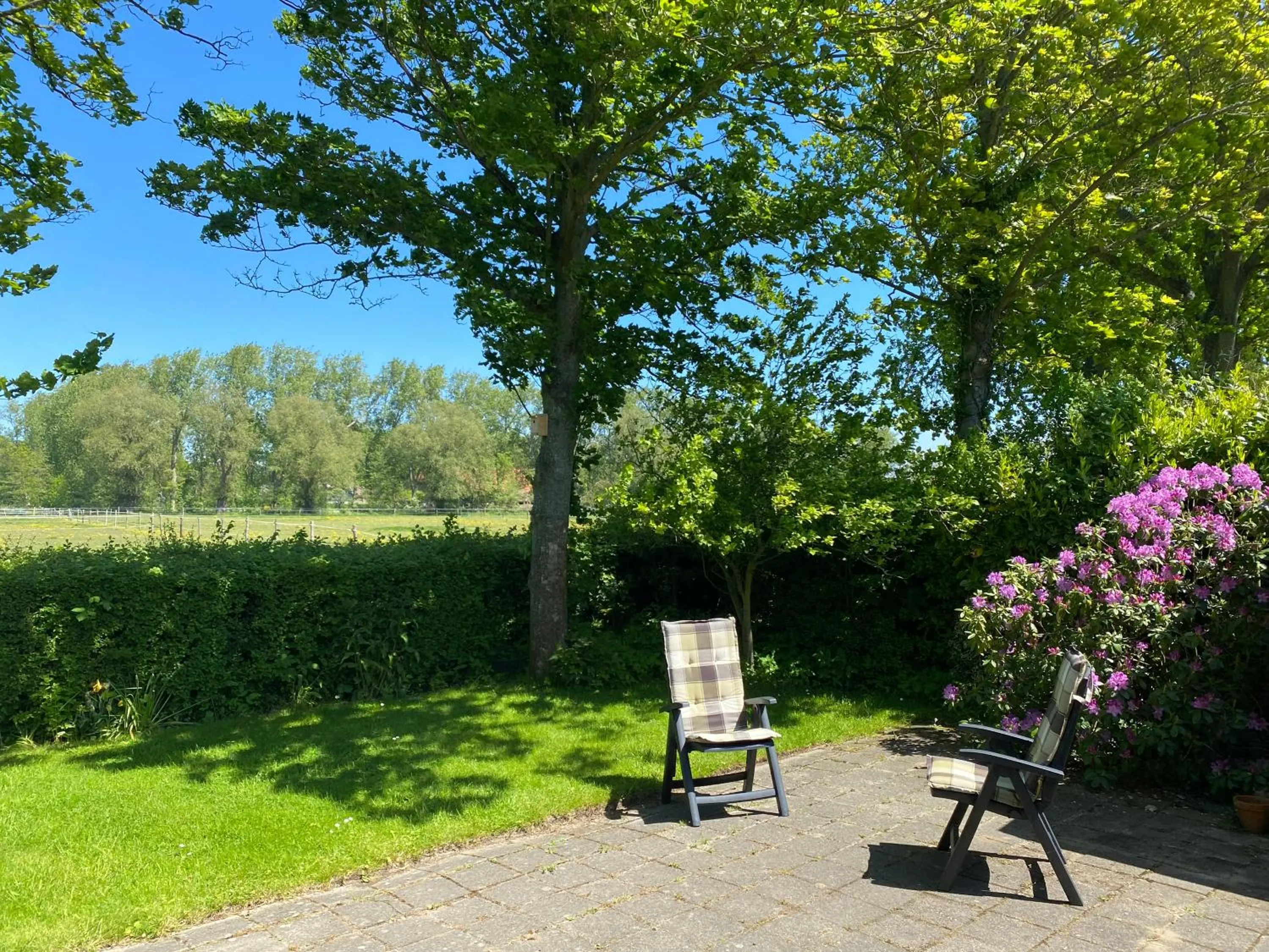 Garden in Gastenverblijf Neeltje