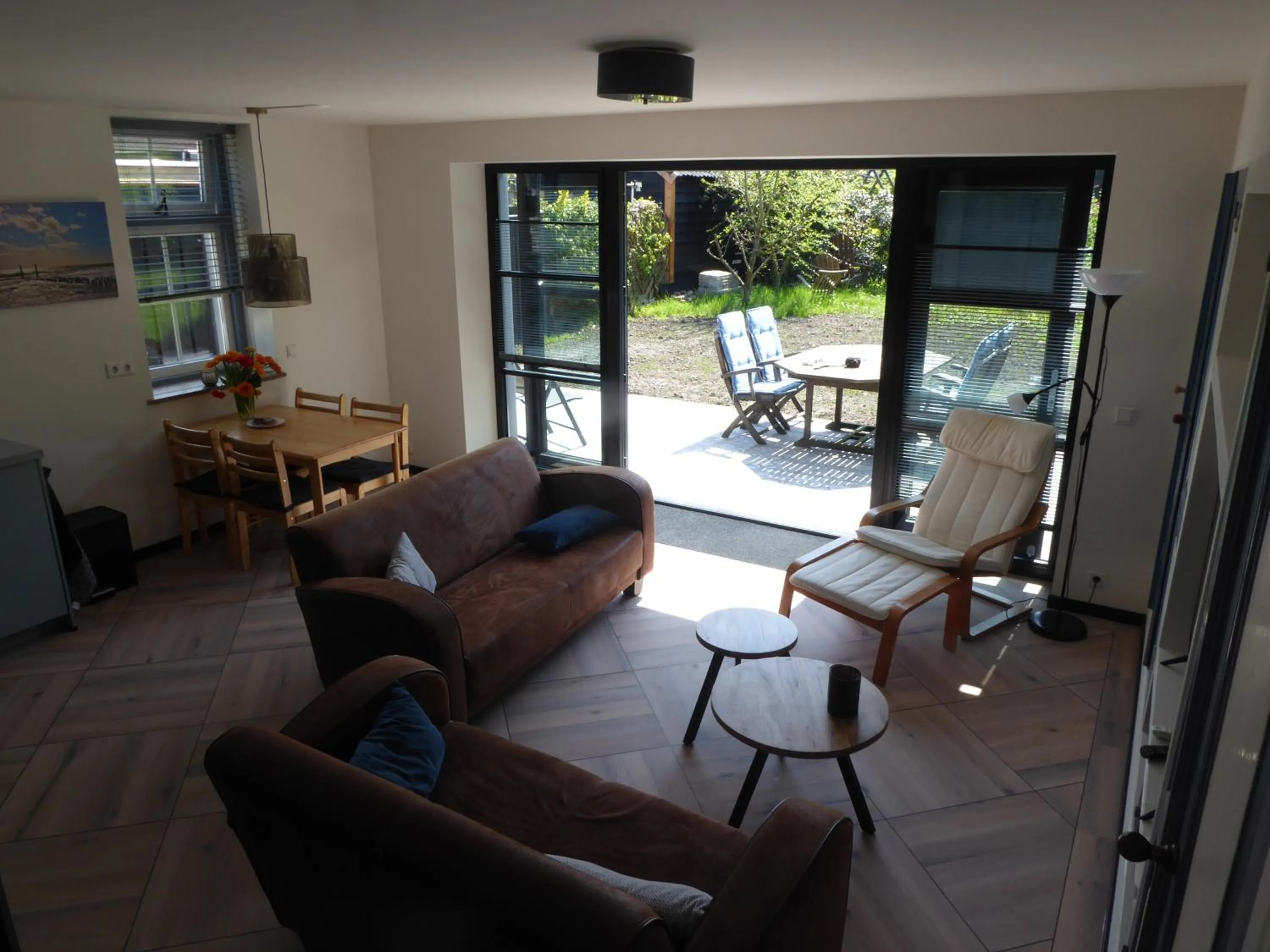 Living room in Gastenverblijf Neeltje