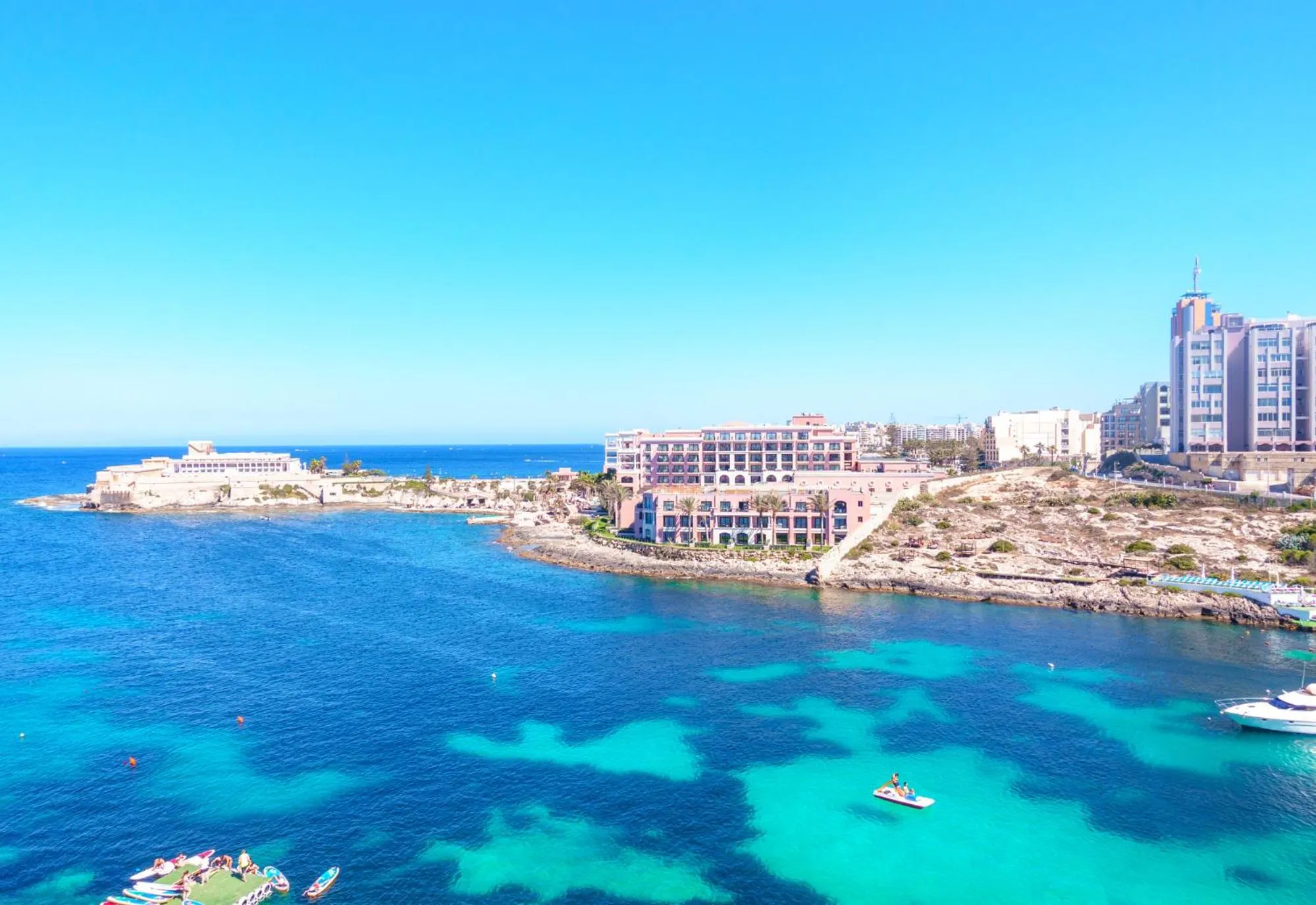 View (from property/room) in Marina Hotel Corinthia Beach Resort Malta