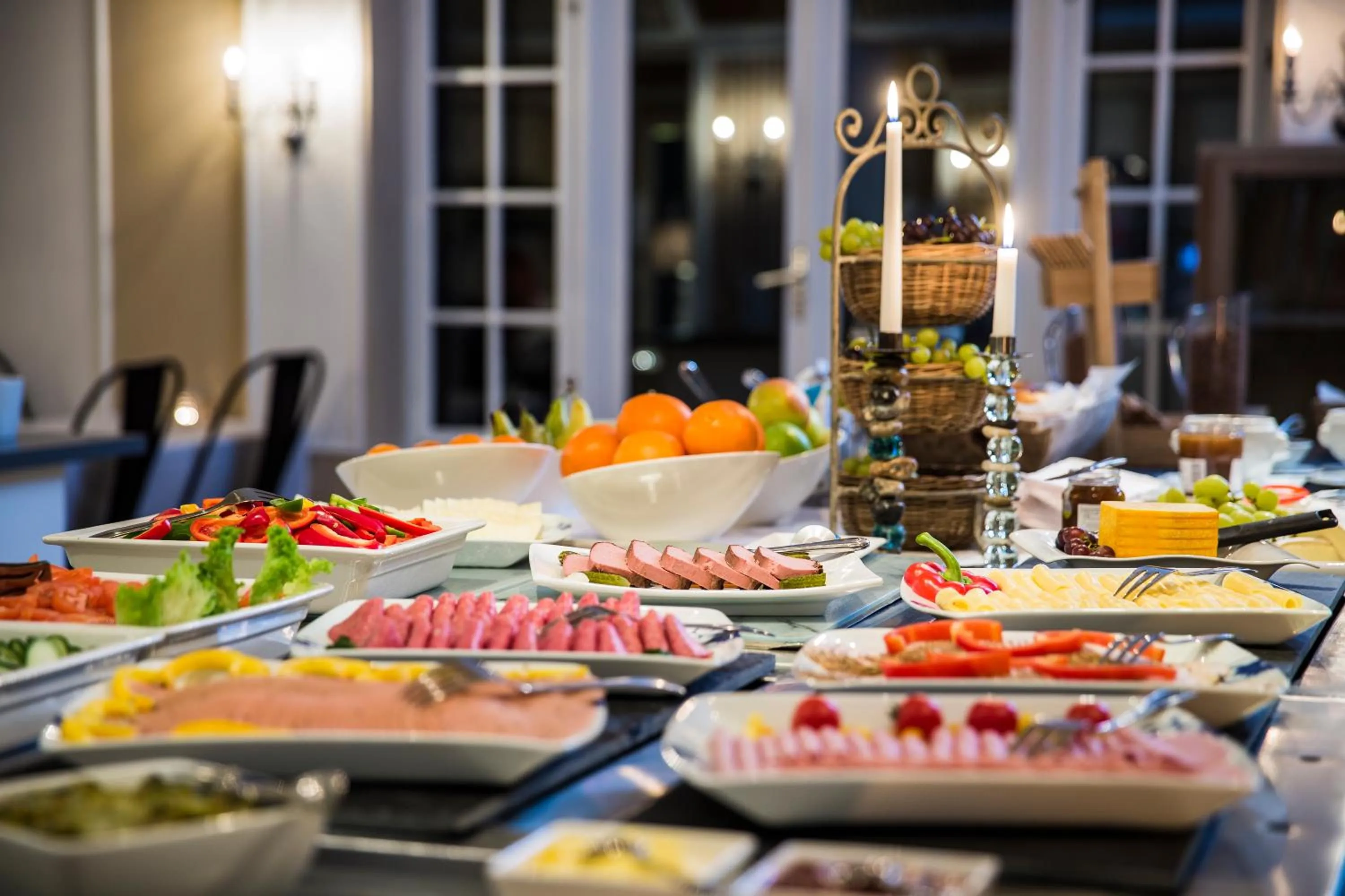 Buffet breakfast in Skogstad Hotel - Unike Hoteller