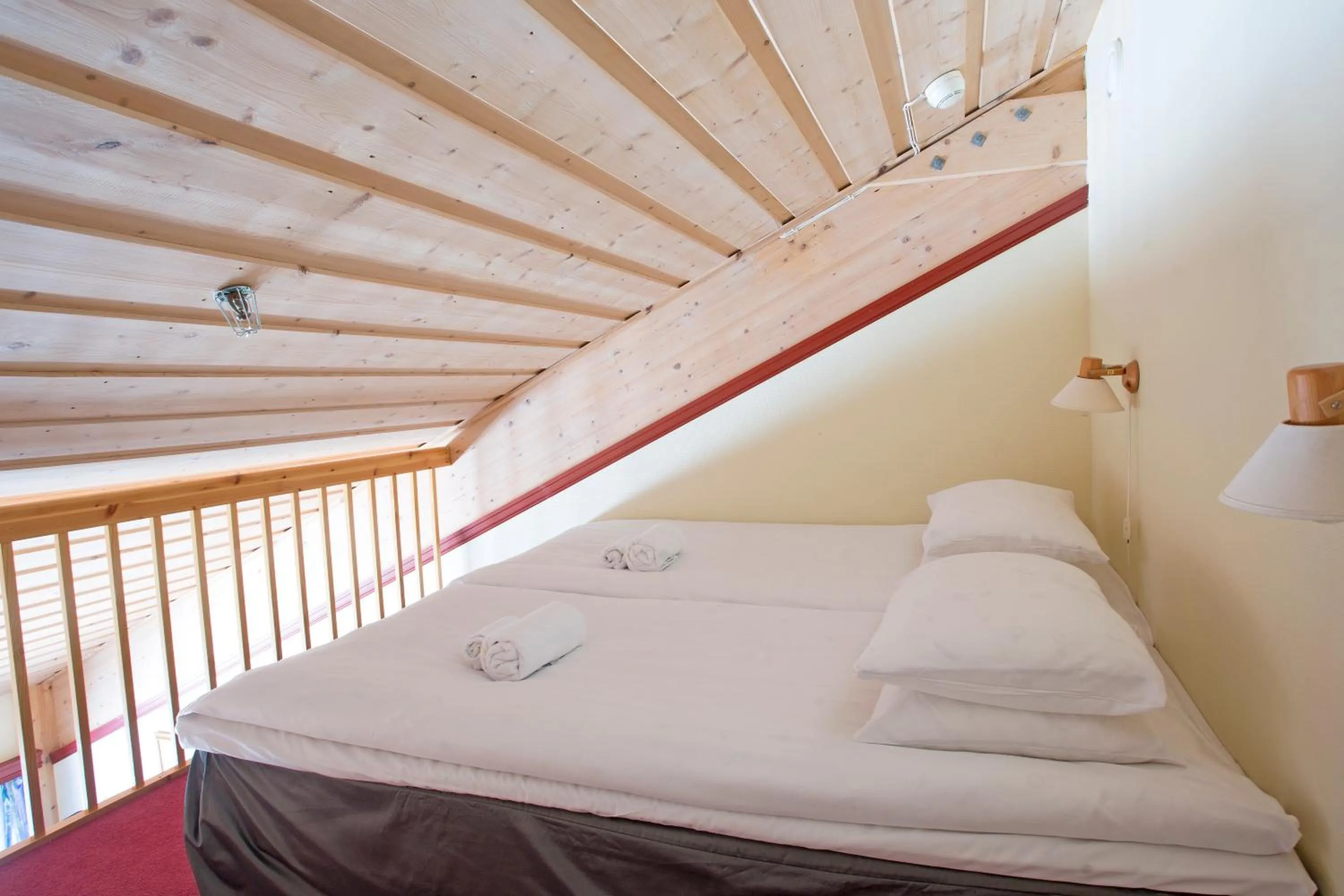 Bedroom, Bed in Skogstad Hotel - Unike Hoteller