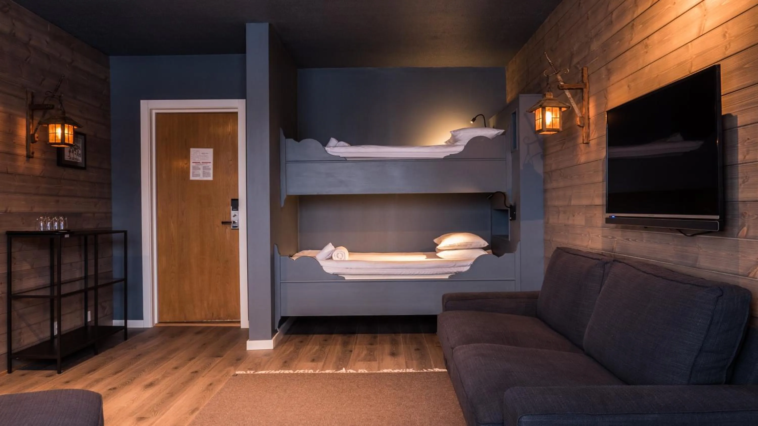 Seating area, Bed in Skogstad Hotel - Unike Hoteller