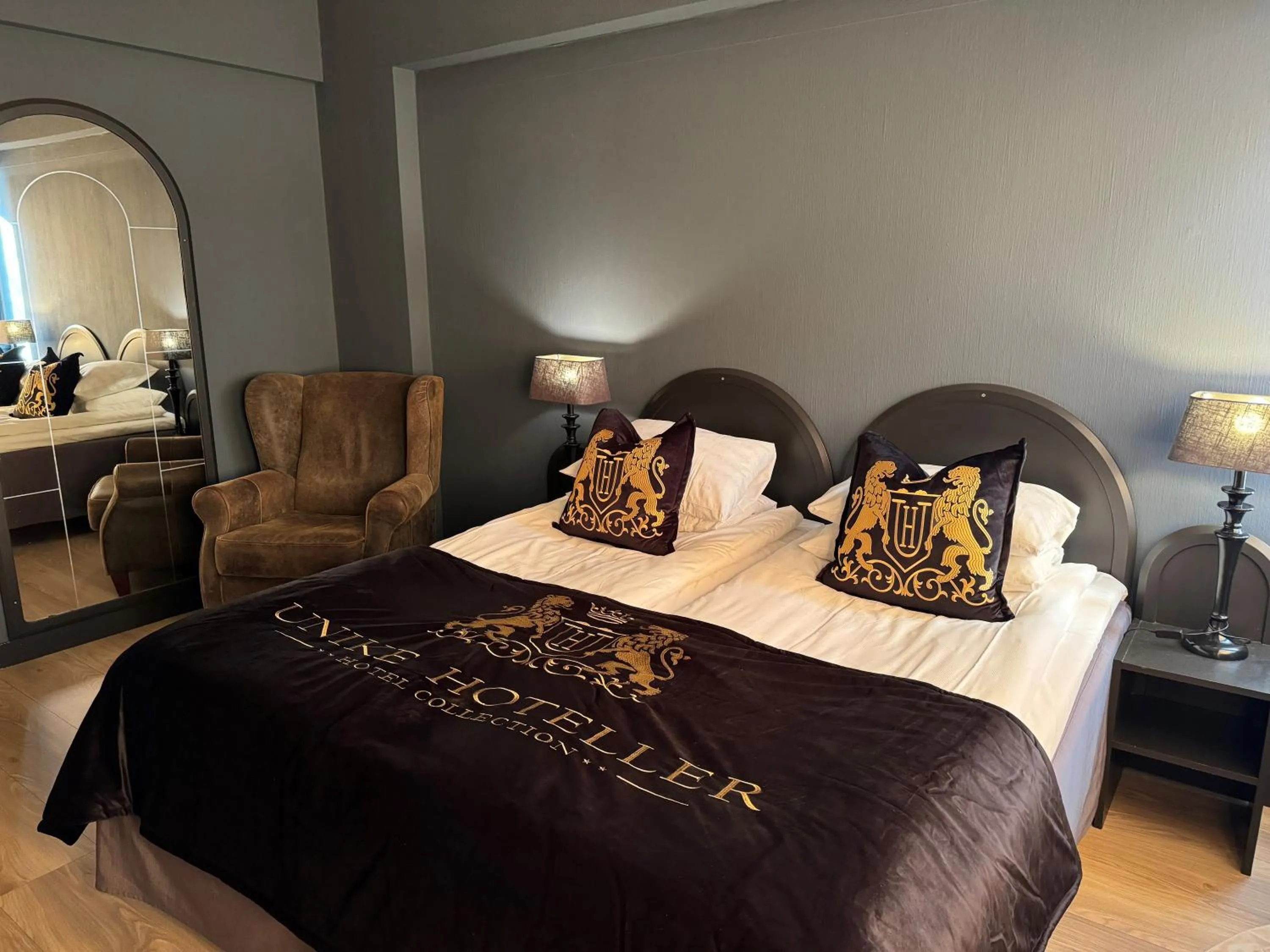 Bed in Skogstad Hotel - Unike Hoteller