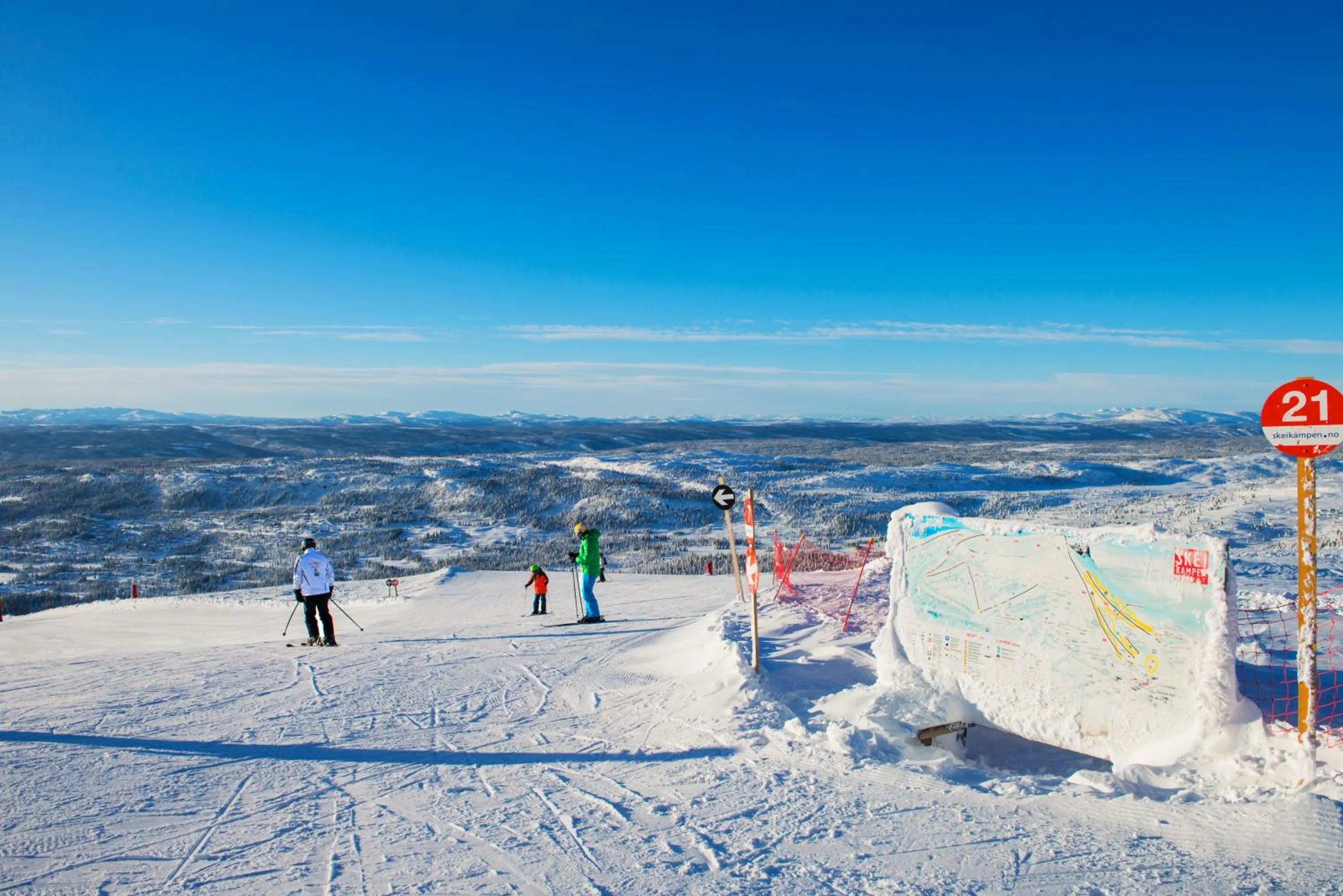 Skiing in Thon Hotel Skeikampen