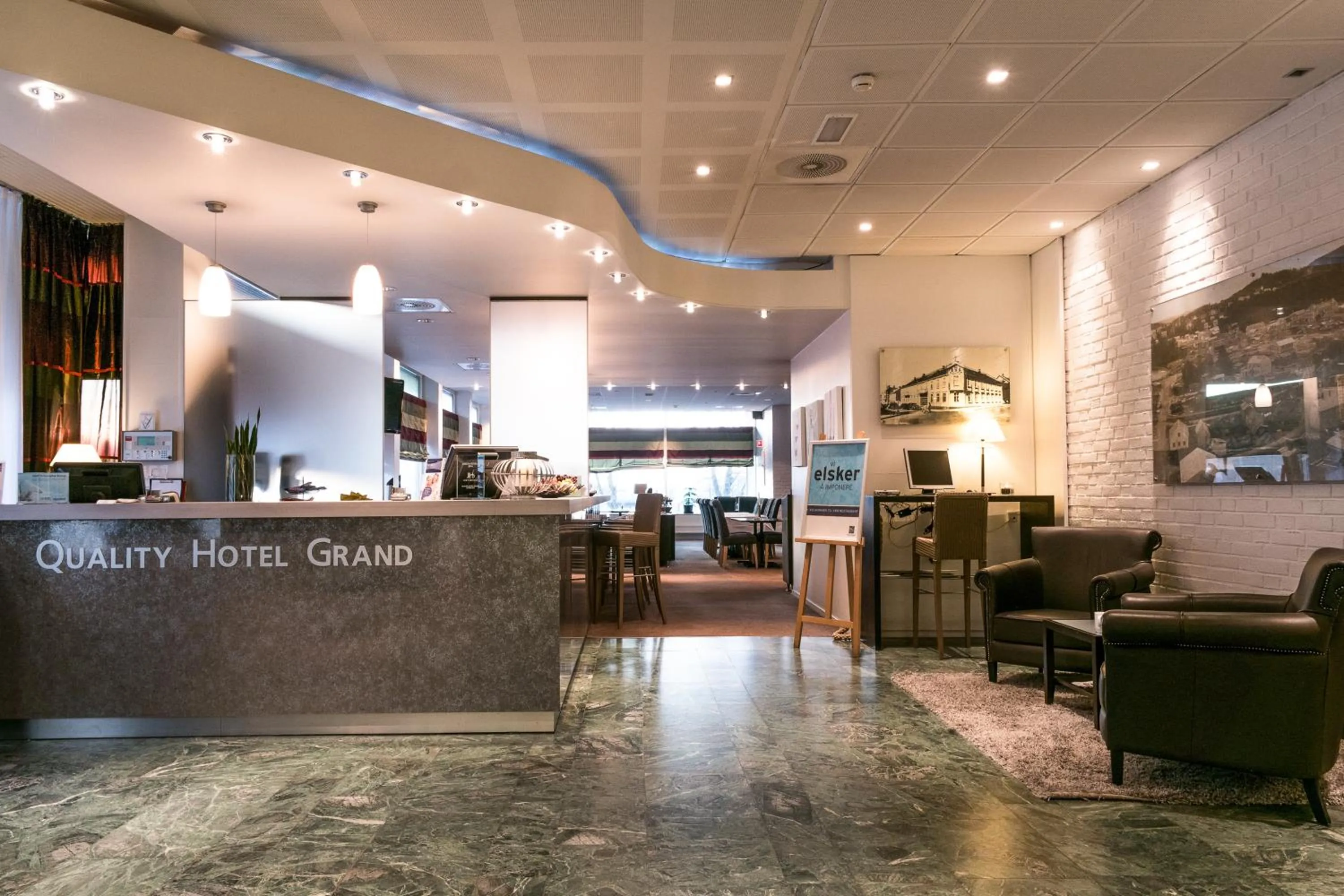Lobby or reception in Quality Hotel Grand Steinkjer