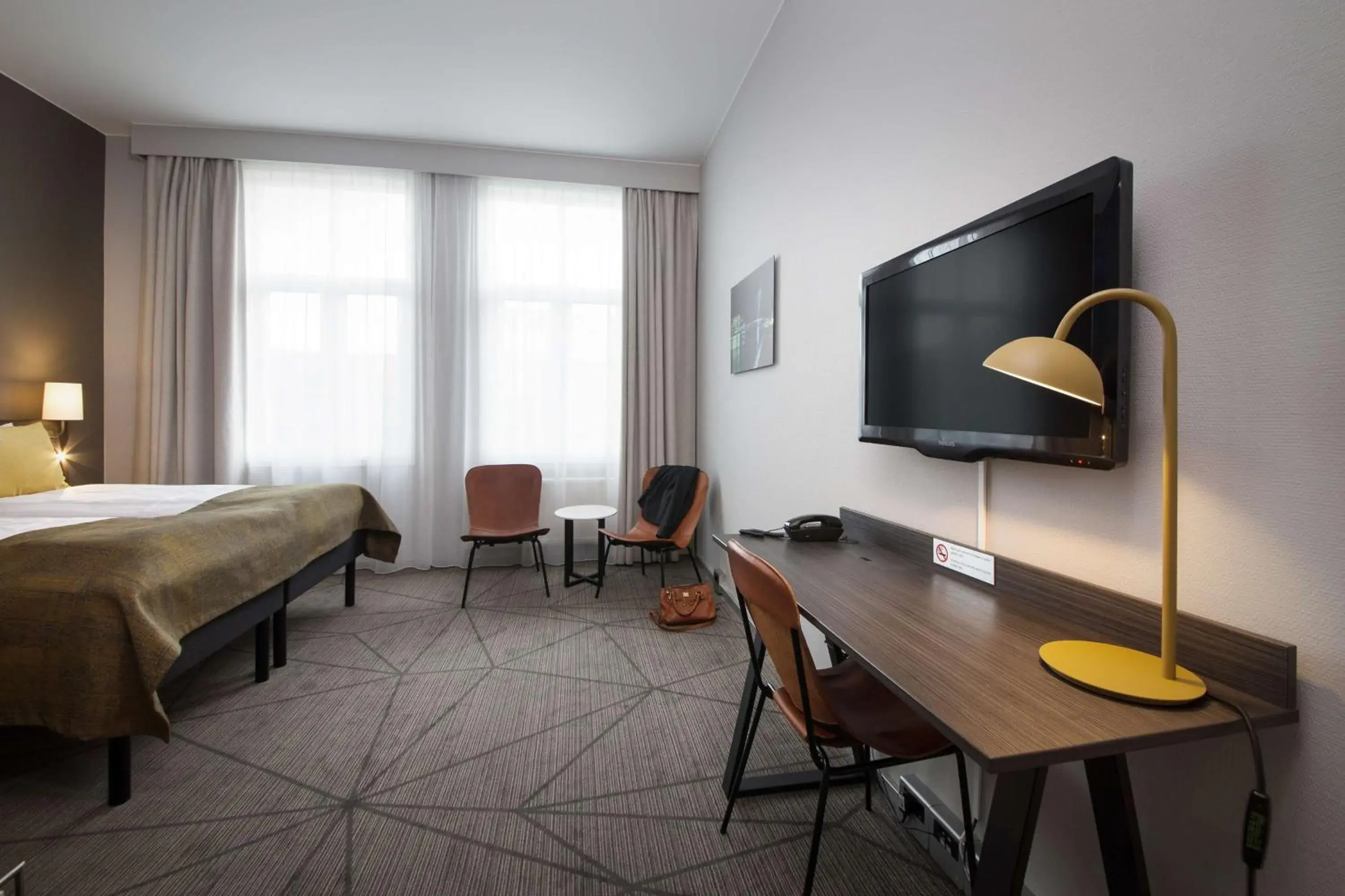 Bedroom, Bed in Scandic Ambassadeur Drammen Bedroom, Bed in Scandic Ambassadeur Drammen