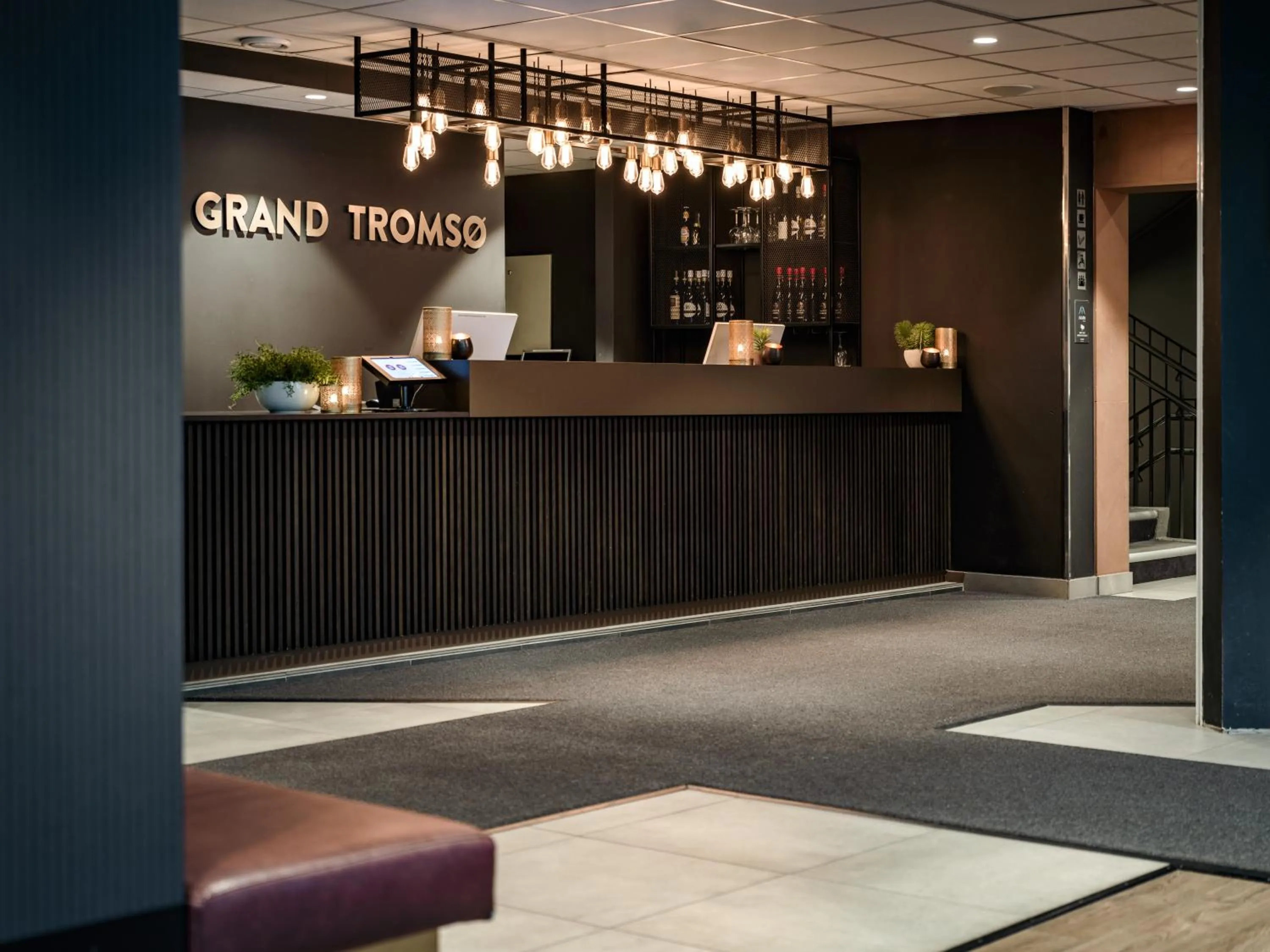 Lobby or reception in Quality Hotel Grand Tromsø