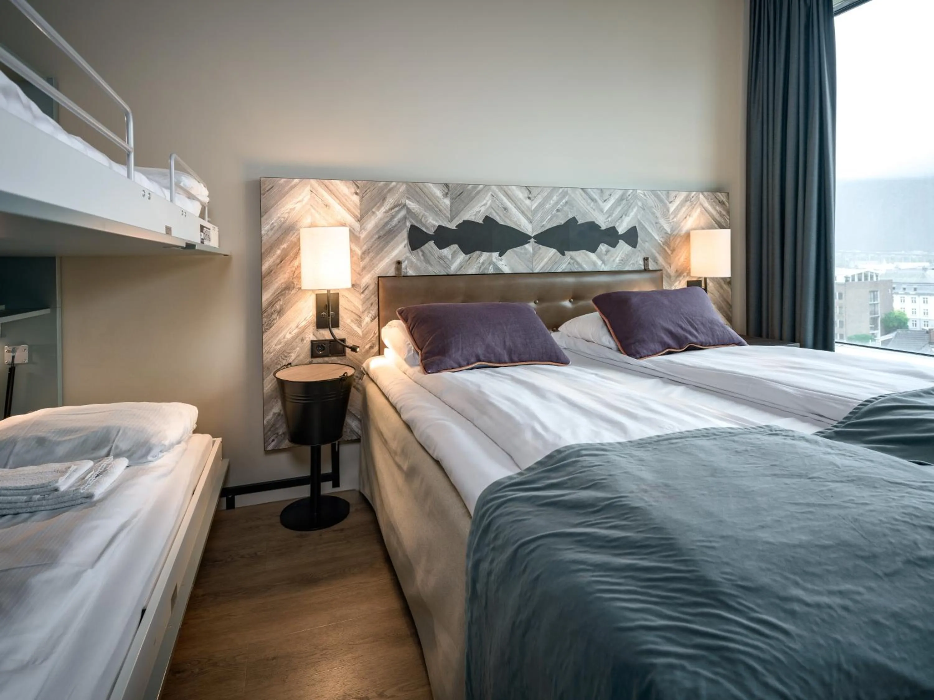 Photo of the whole room, Bed in Quality Hotel Grand Tromsø