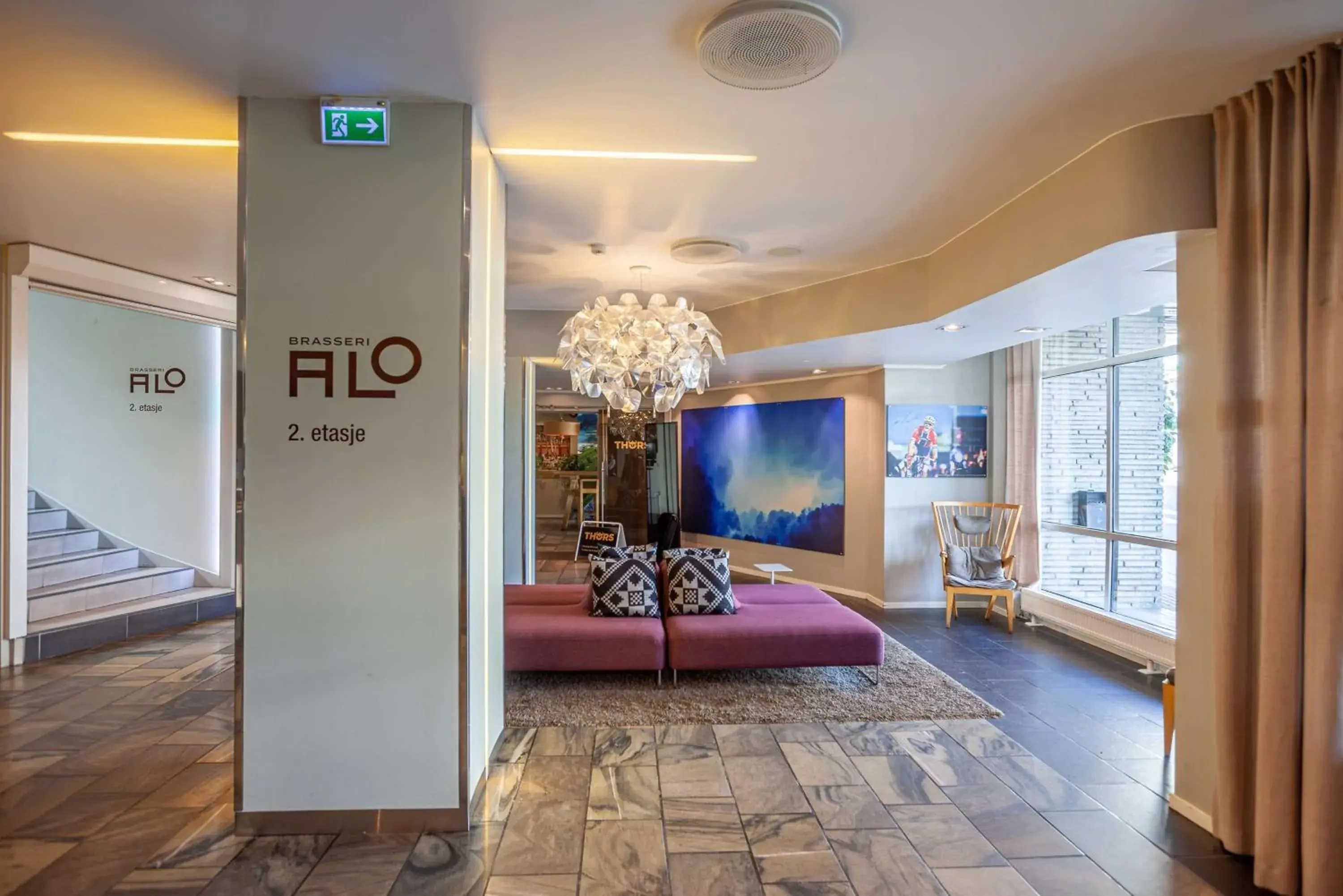 Lobby or reception in Scandic Harstad Lobby or reception in Scandic Harstad