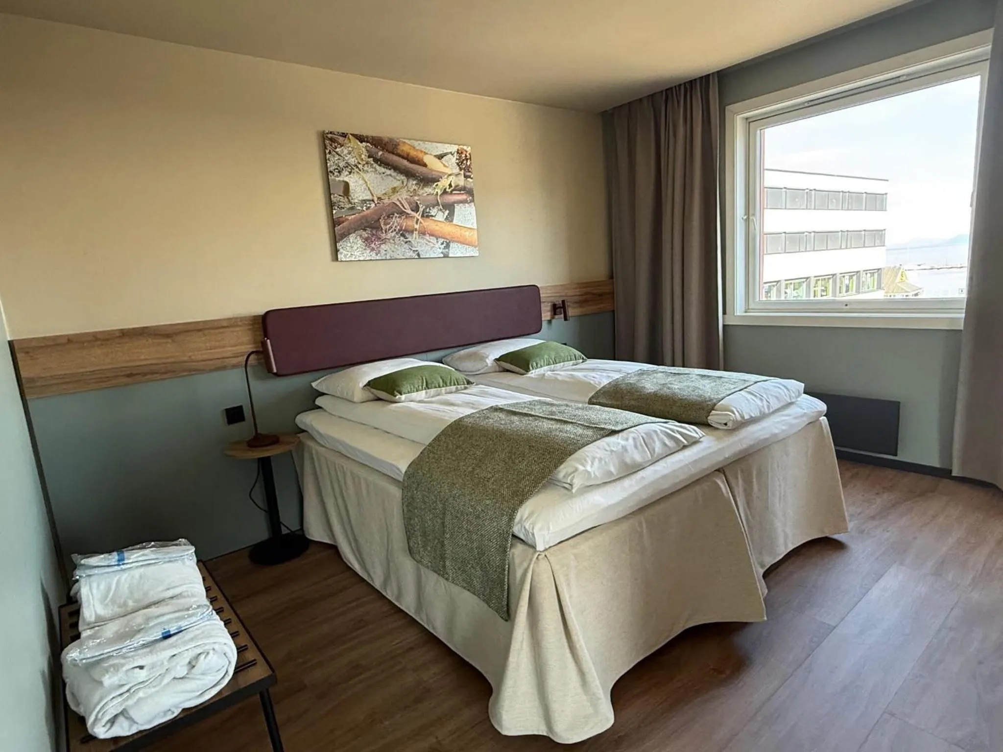 Bed in Scandic Harstad