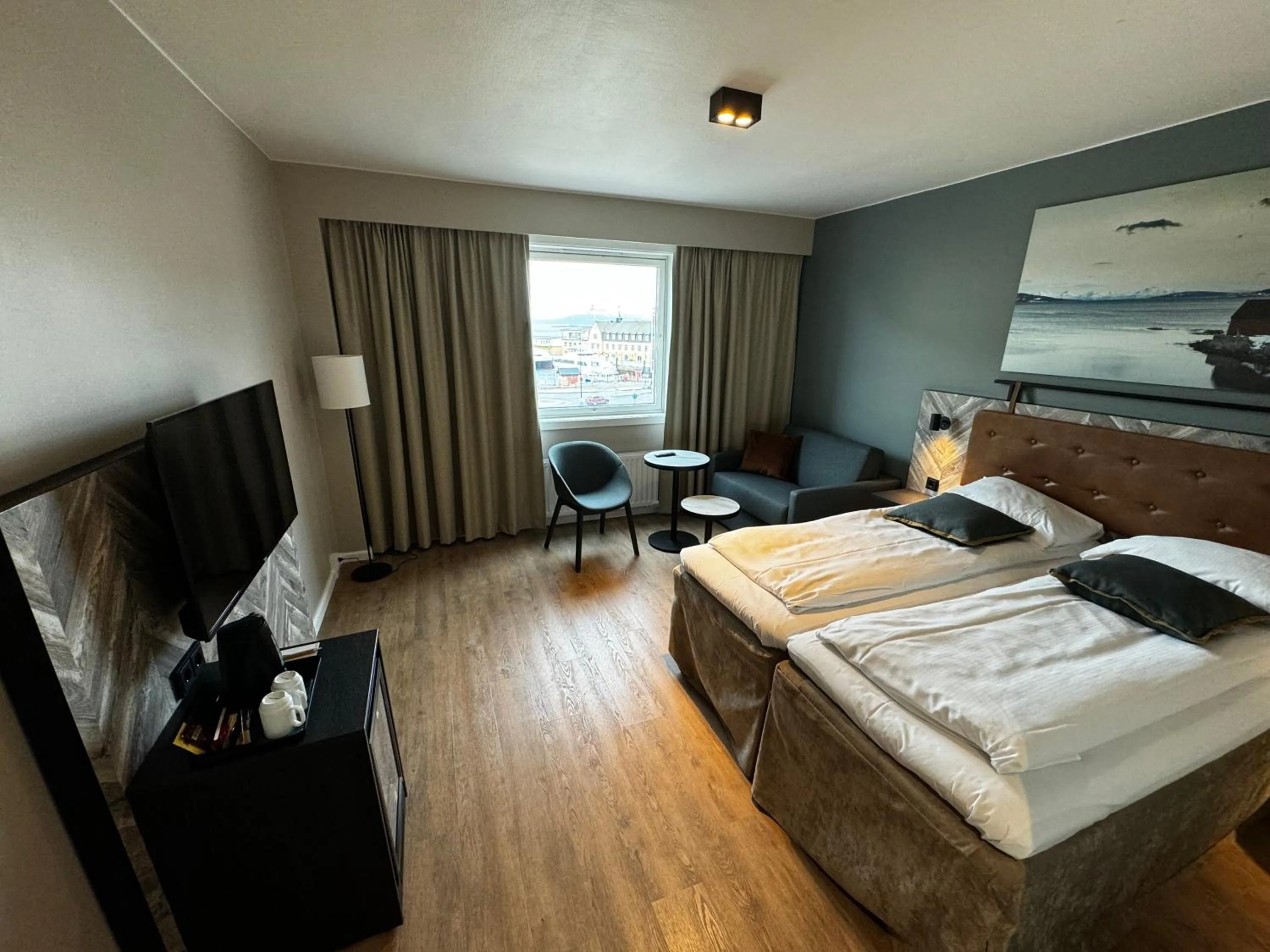 Bed in Scandic Harstad