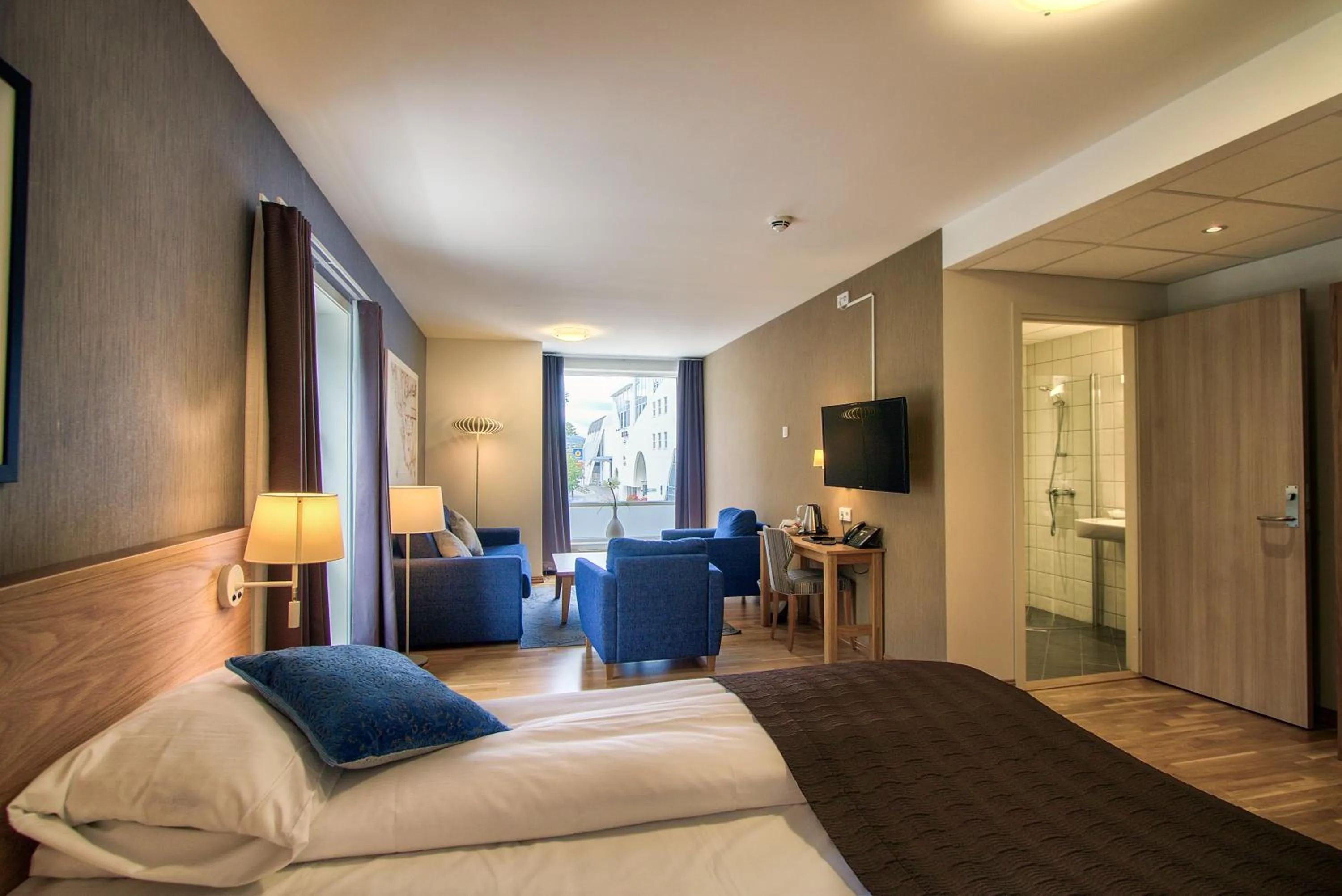 Bed in Molde Fjordhotell - by Classic Norway Hotels