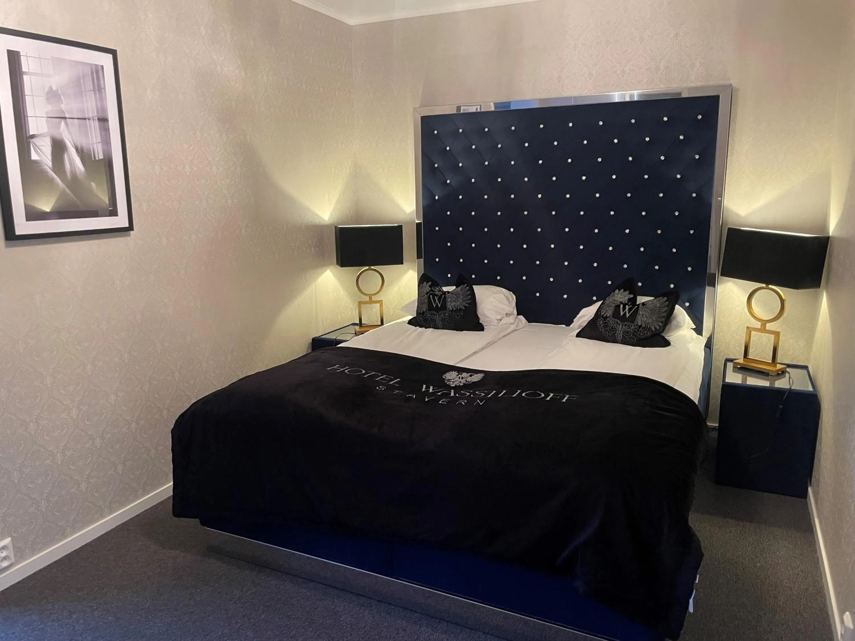 Bed in Hotel Wassilioff - Unike Hoteller