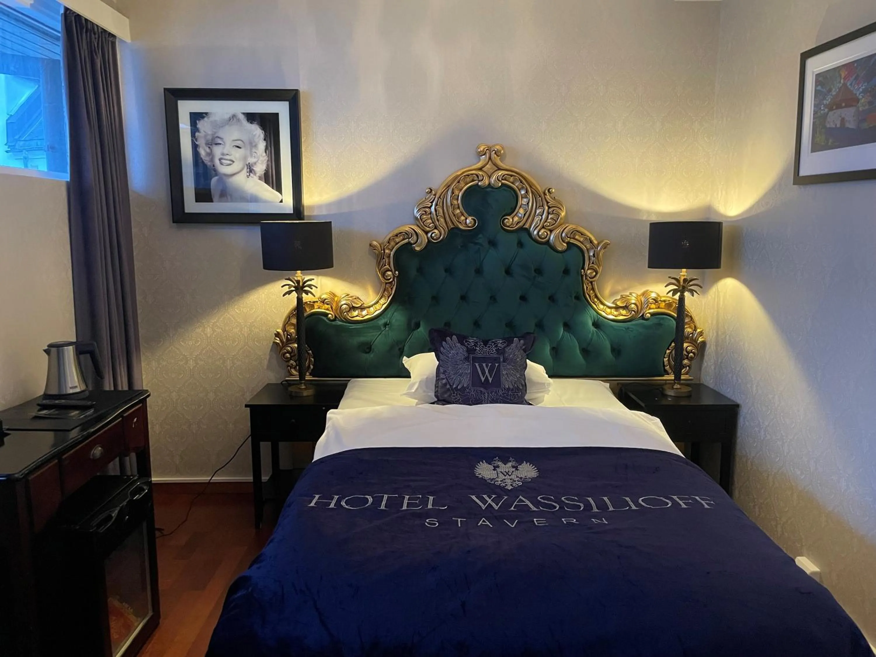 Bed in Hotel Wassilioff - Unike Hoteller