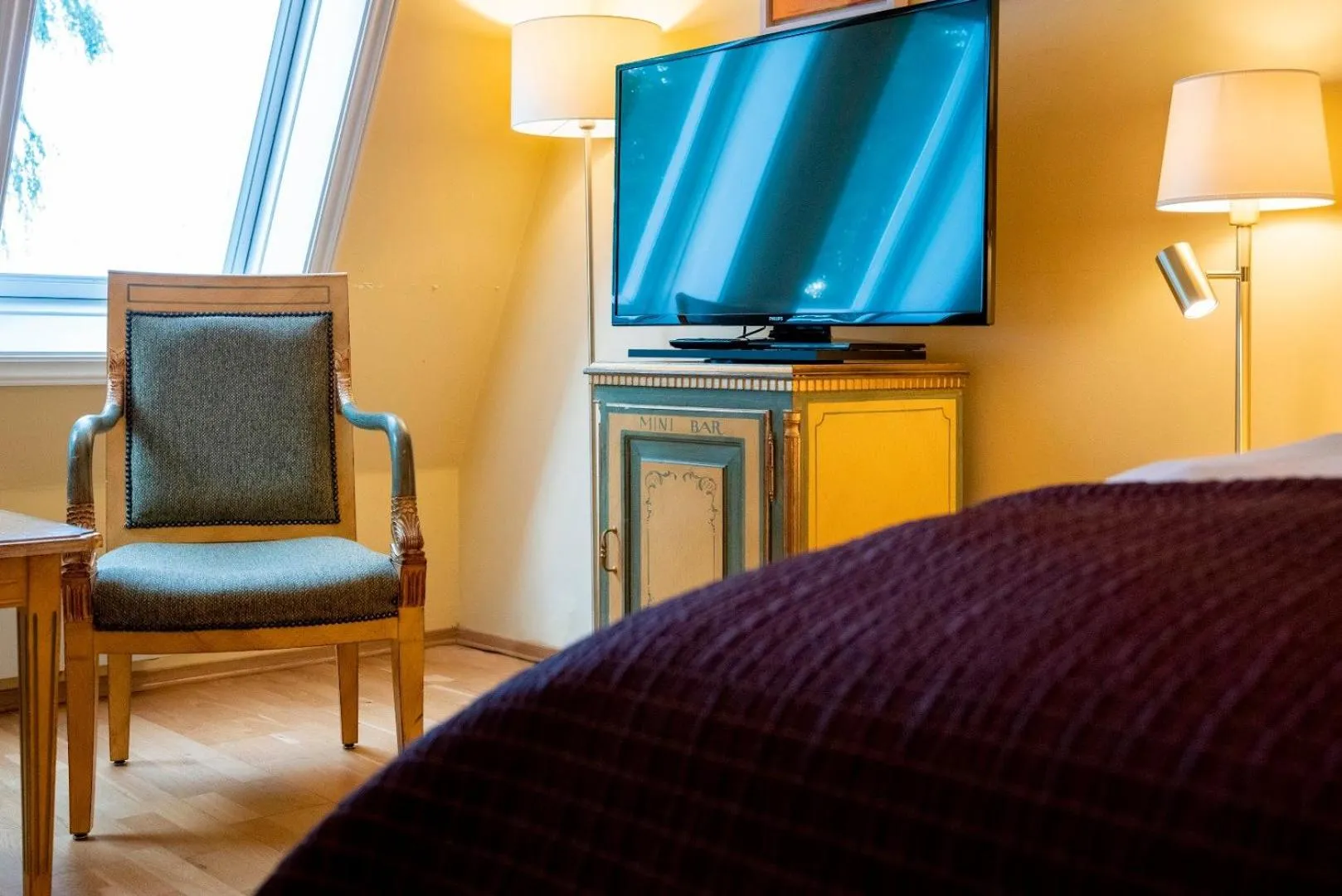 TV and multimedia in Hotel Refsnes Gods - by Classic Norway Hotels